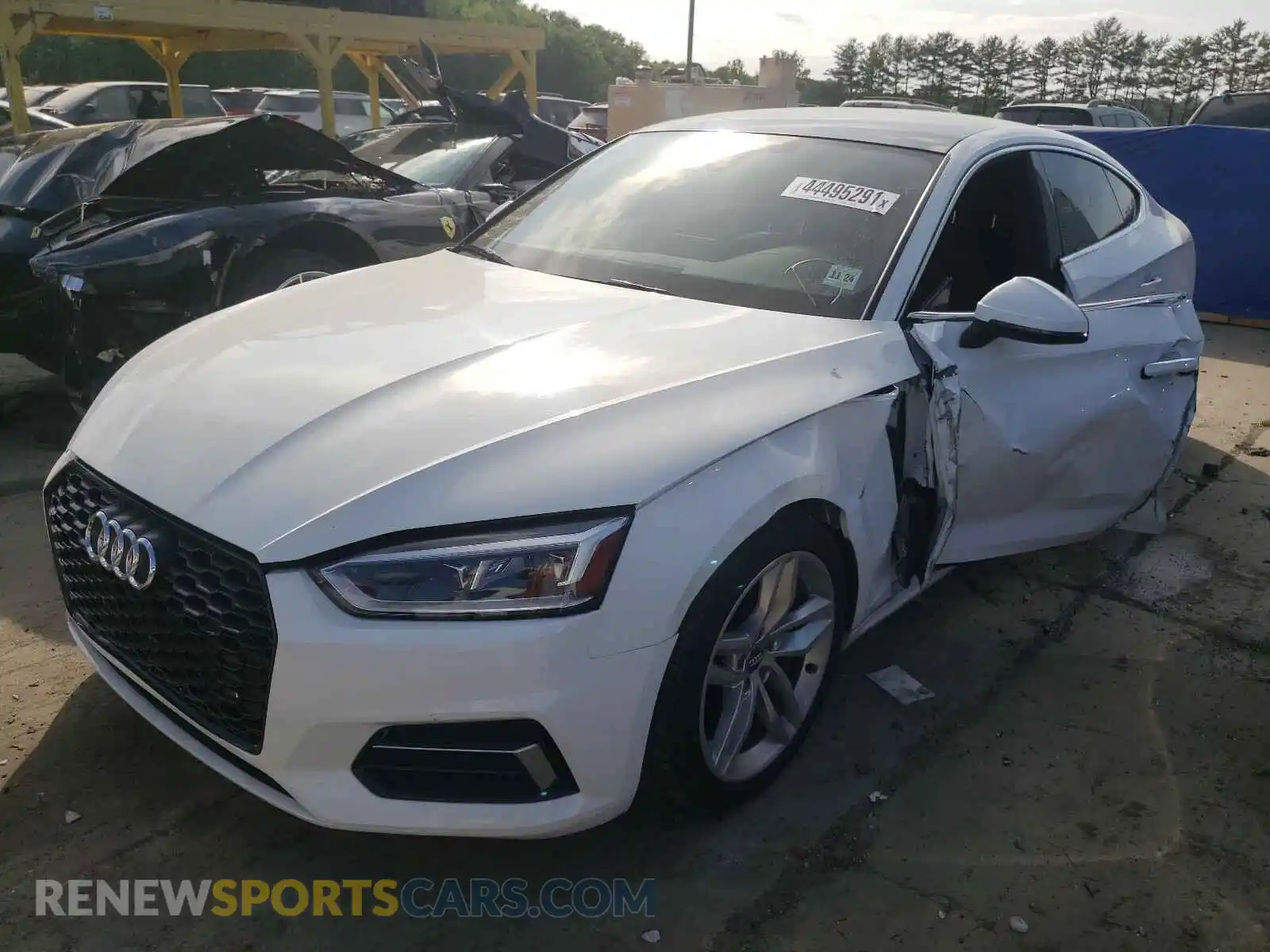 2 Photograph of a damaged car WAUANCF53KA055028 AUDI A5 2019