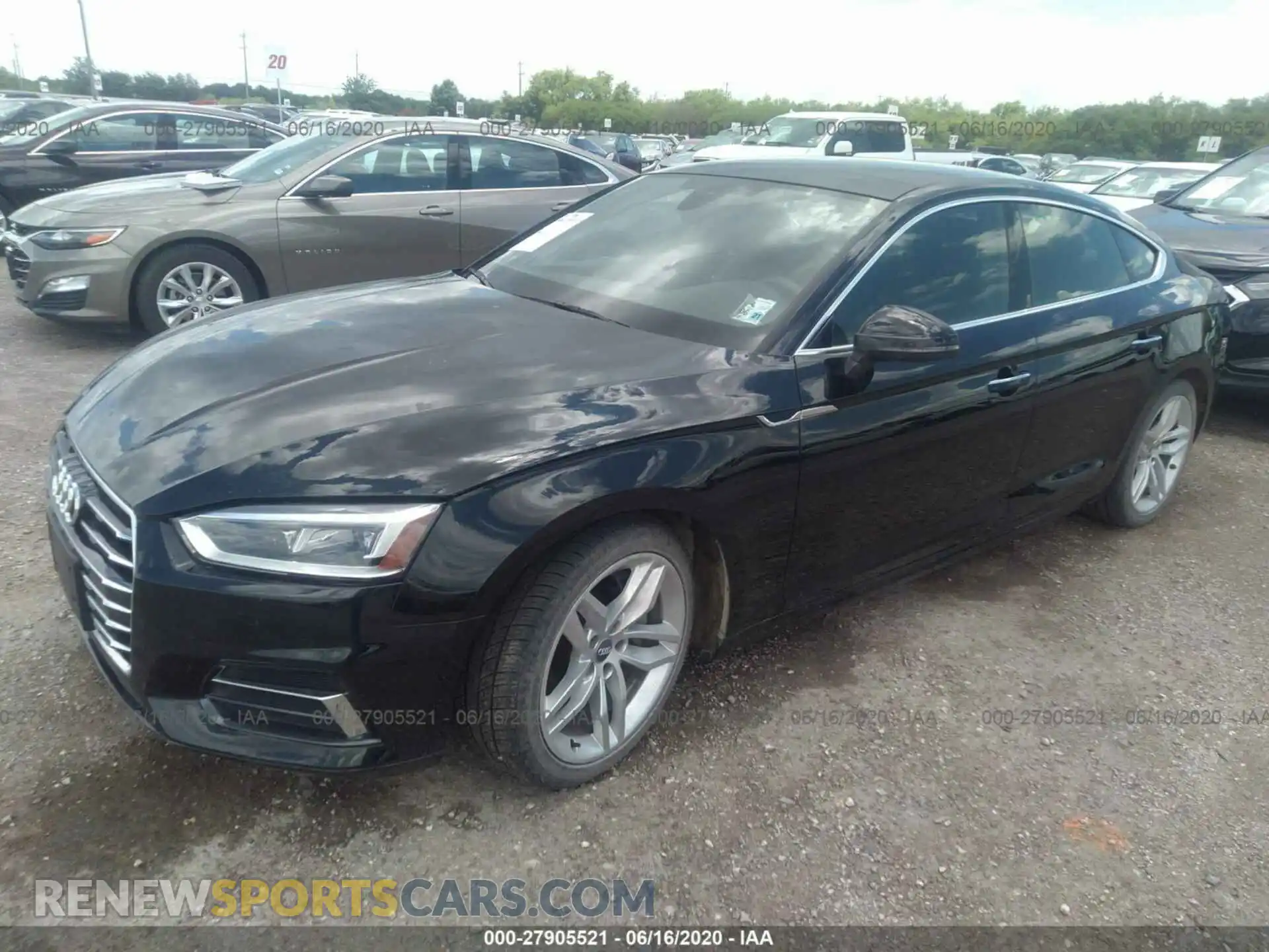 2 Photograph of a damaged car WAUANCF53KA056096 AUDI A5 2019