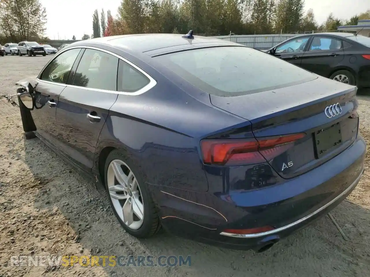 3 Photograph of a damaged car WAUANCF53KA062965 AUDI A5 2019