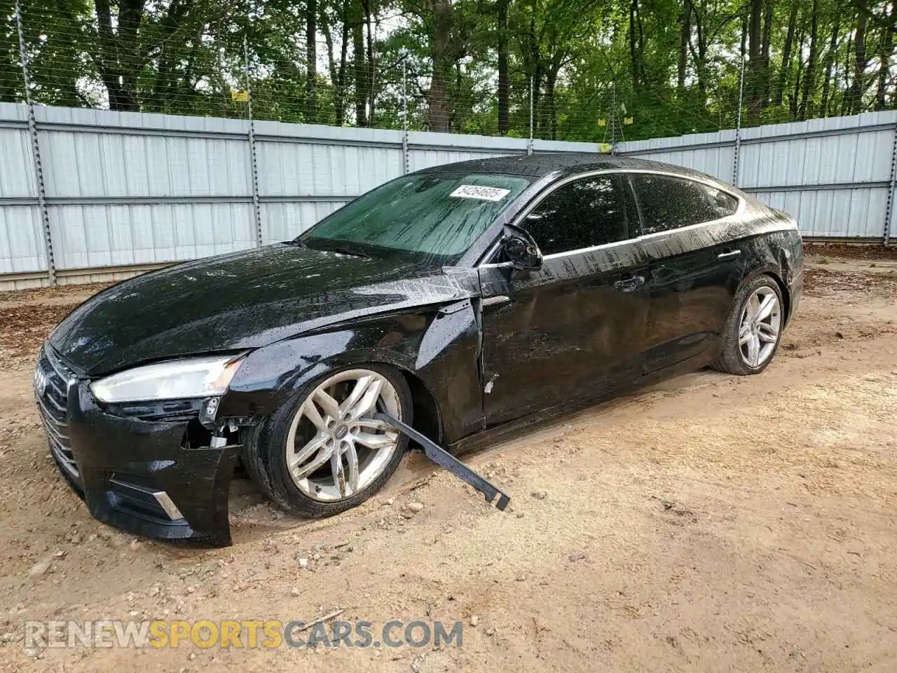 1 Photograph of a damaged car WAUANCF53KA063243 AUDI A5 2019