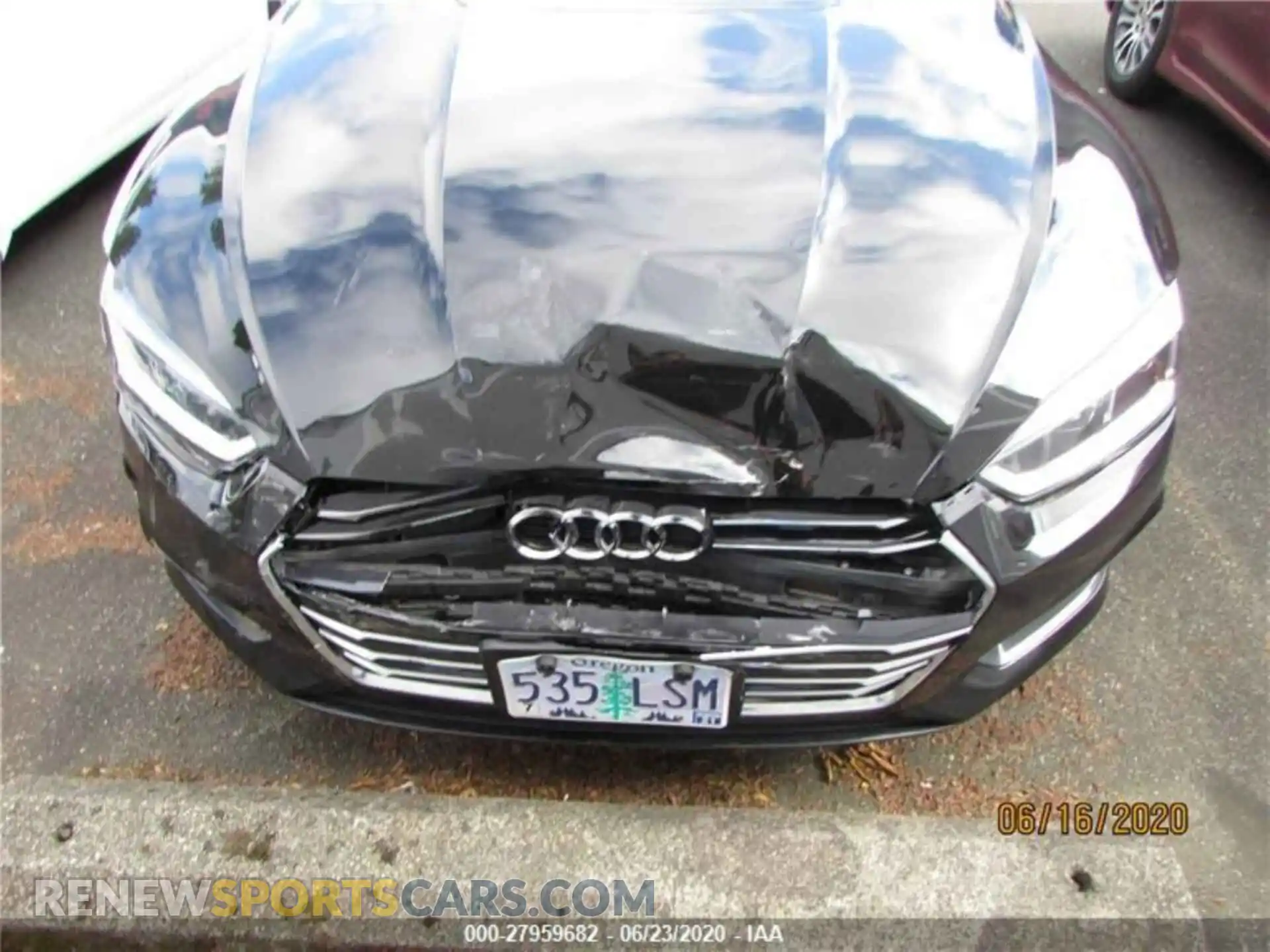 3 Photograph of a damaged car WAUANCF53KA063338 AUDI A5 2019
