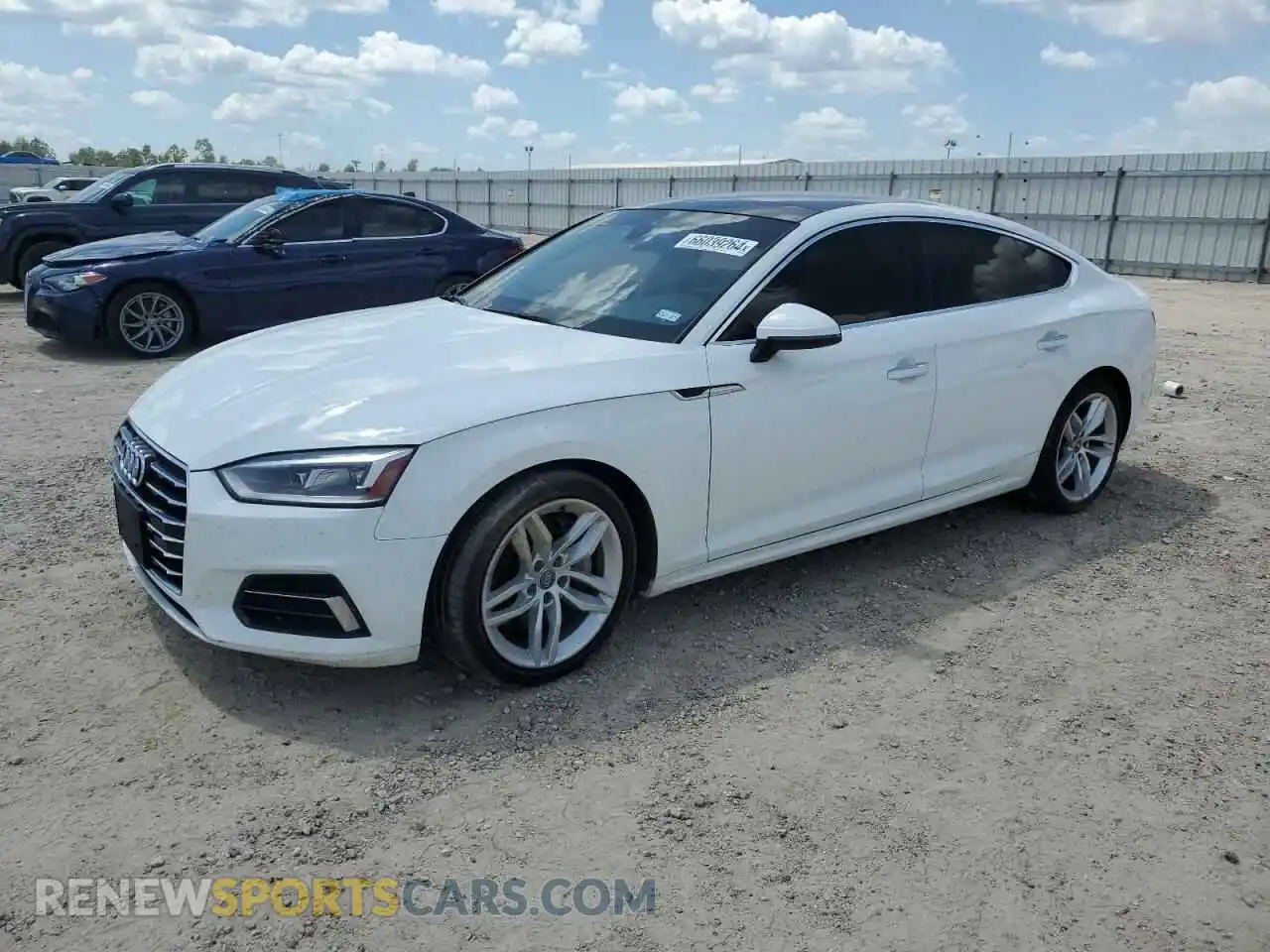 1 Photograph of a damaged car WAUANCF54KA059489 AUDI A5 2019