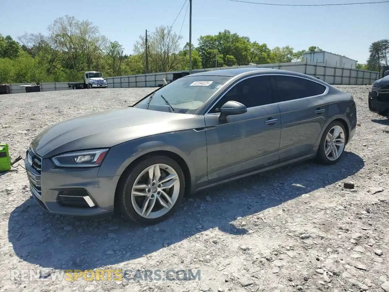 1 Photograph of a damaged car WAUANCF55KA051157 AUDI A5 2019