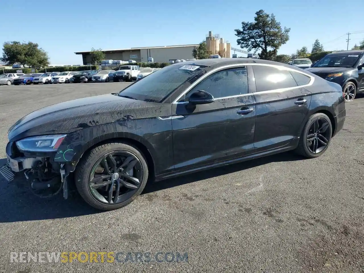 1 Photograph of a damaged car WAUANCF55KA058237 AUDI A5 2019