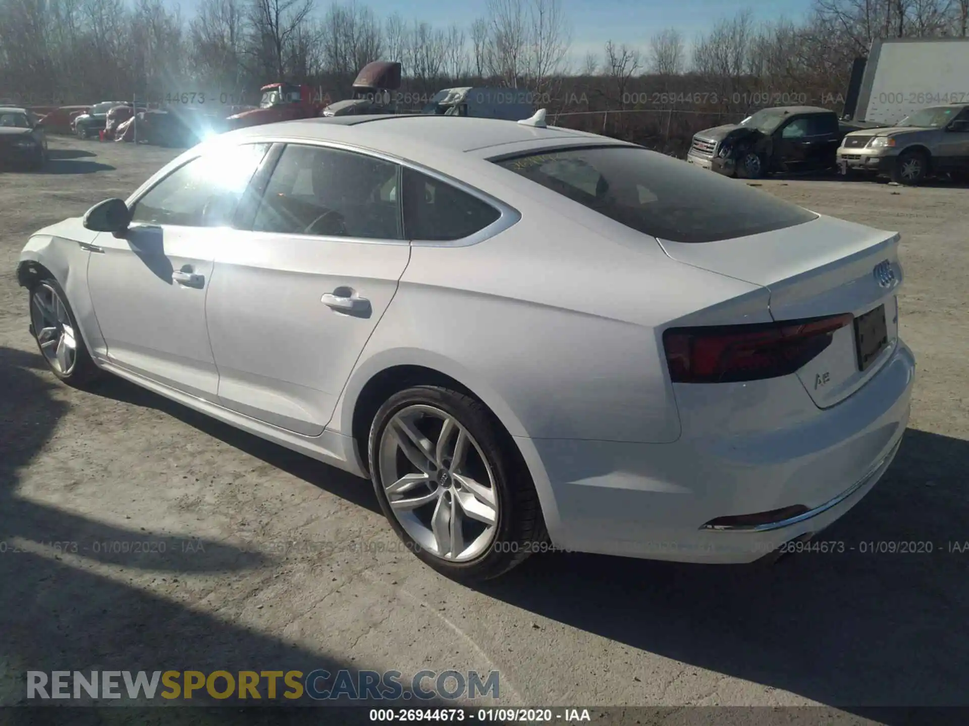 3 Photograph of a damaged car WAUANCF55KA060196 AUDI A5 2019