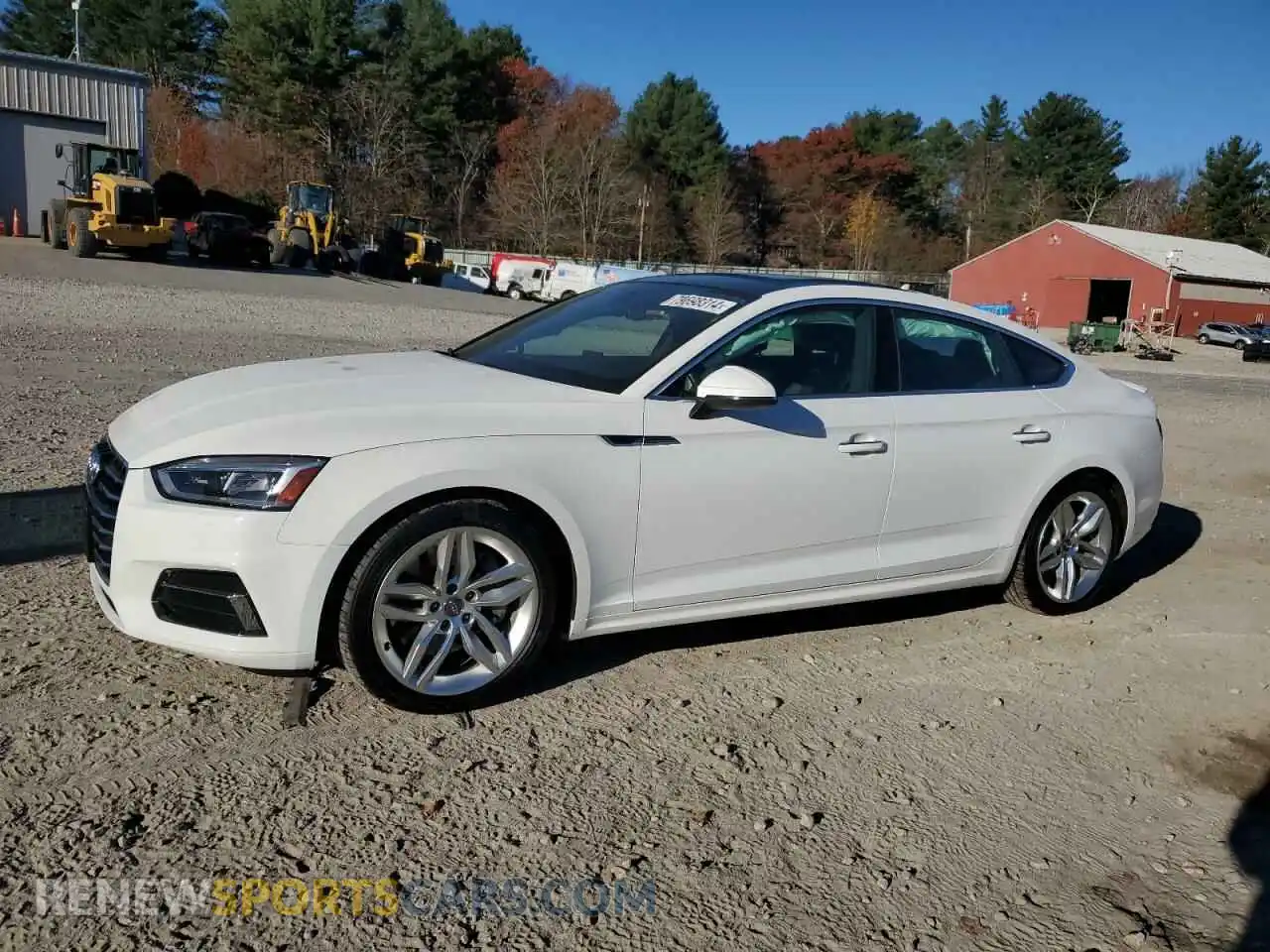 1 Photograph of a damaged car WAUANCF56KA020063 AUDI A5 2019