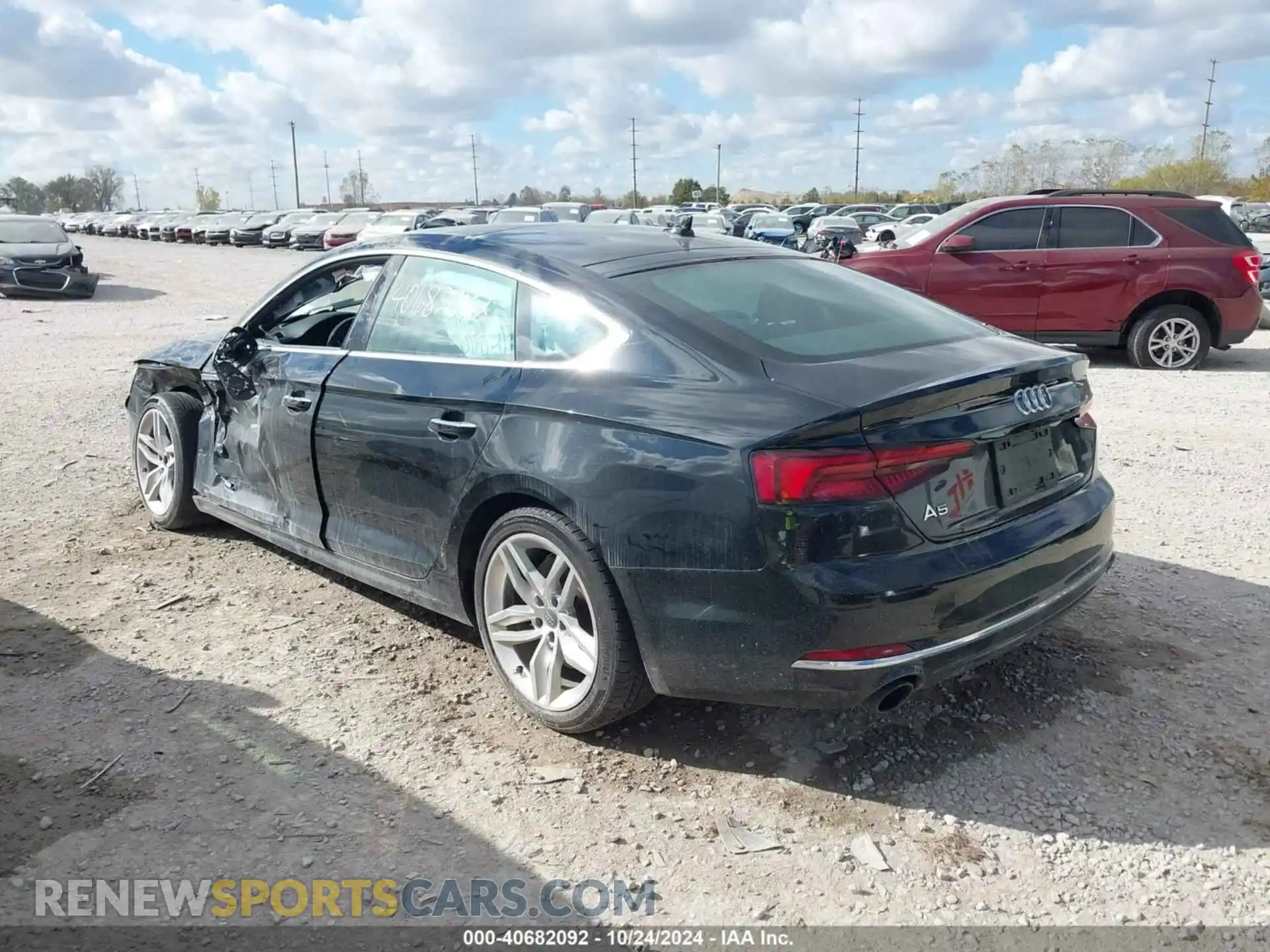 3 Photograph of a damaged car WAUANCF56KA063463 AUDI A5 2019