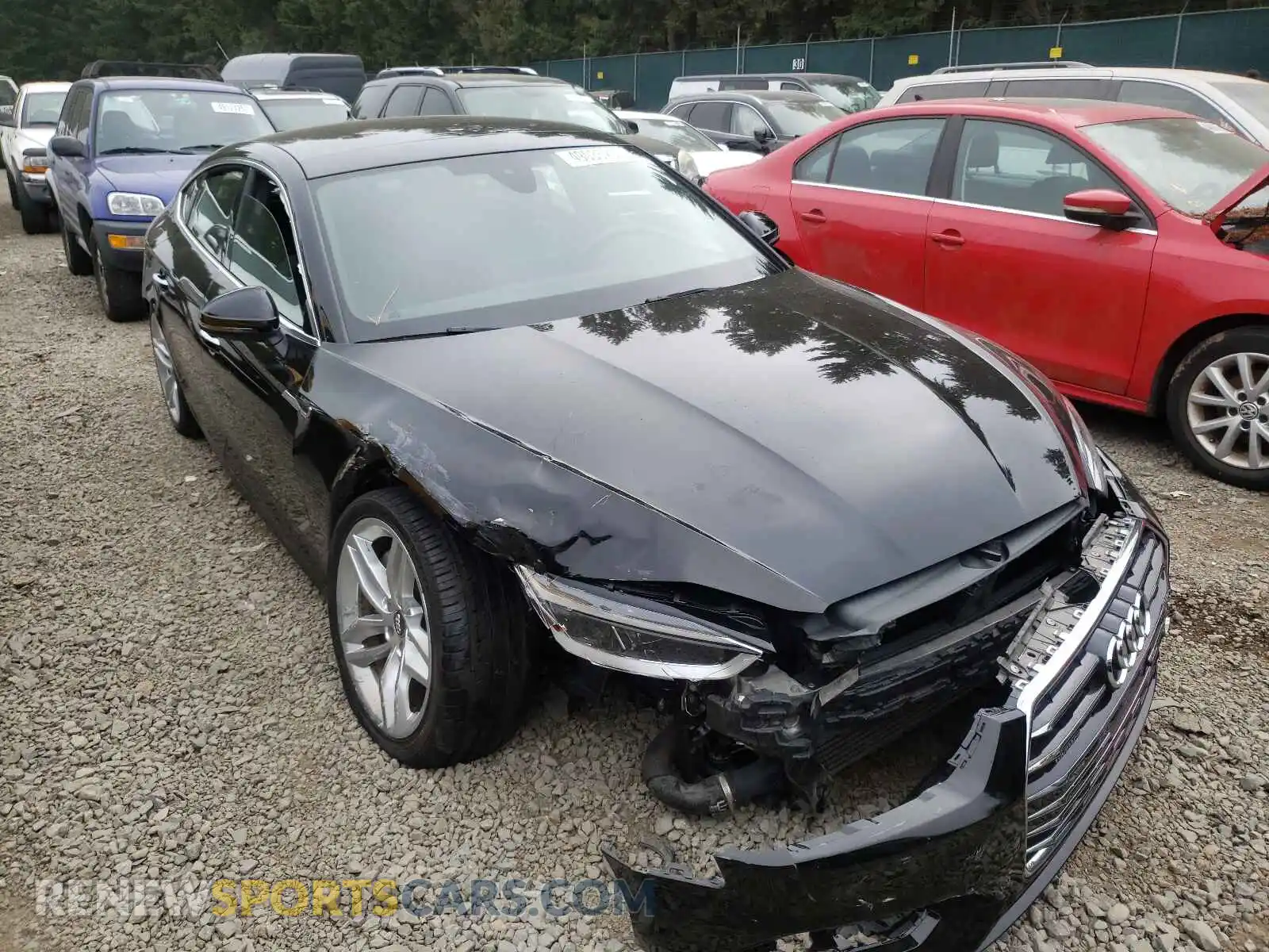 1 fotografías del automóvil dañado WAUANCF58KA063125 AUDI A5 2019