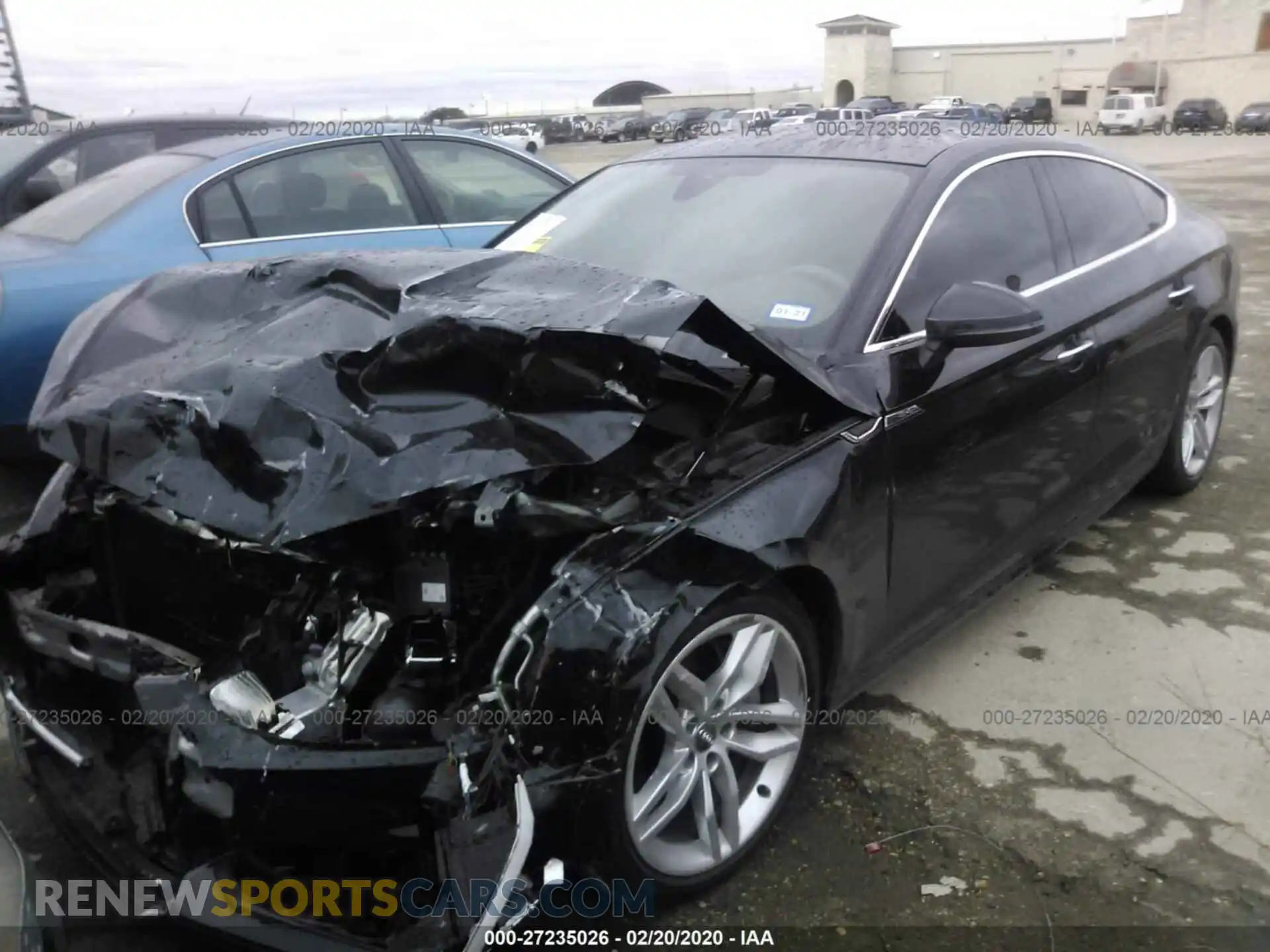 2 Photograph of a damaged car WAUANCF59KA021286 AUDI A5 2019