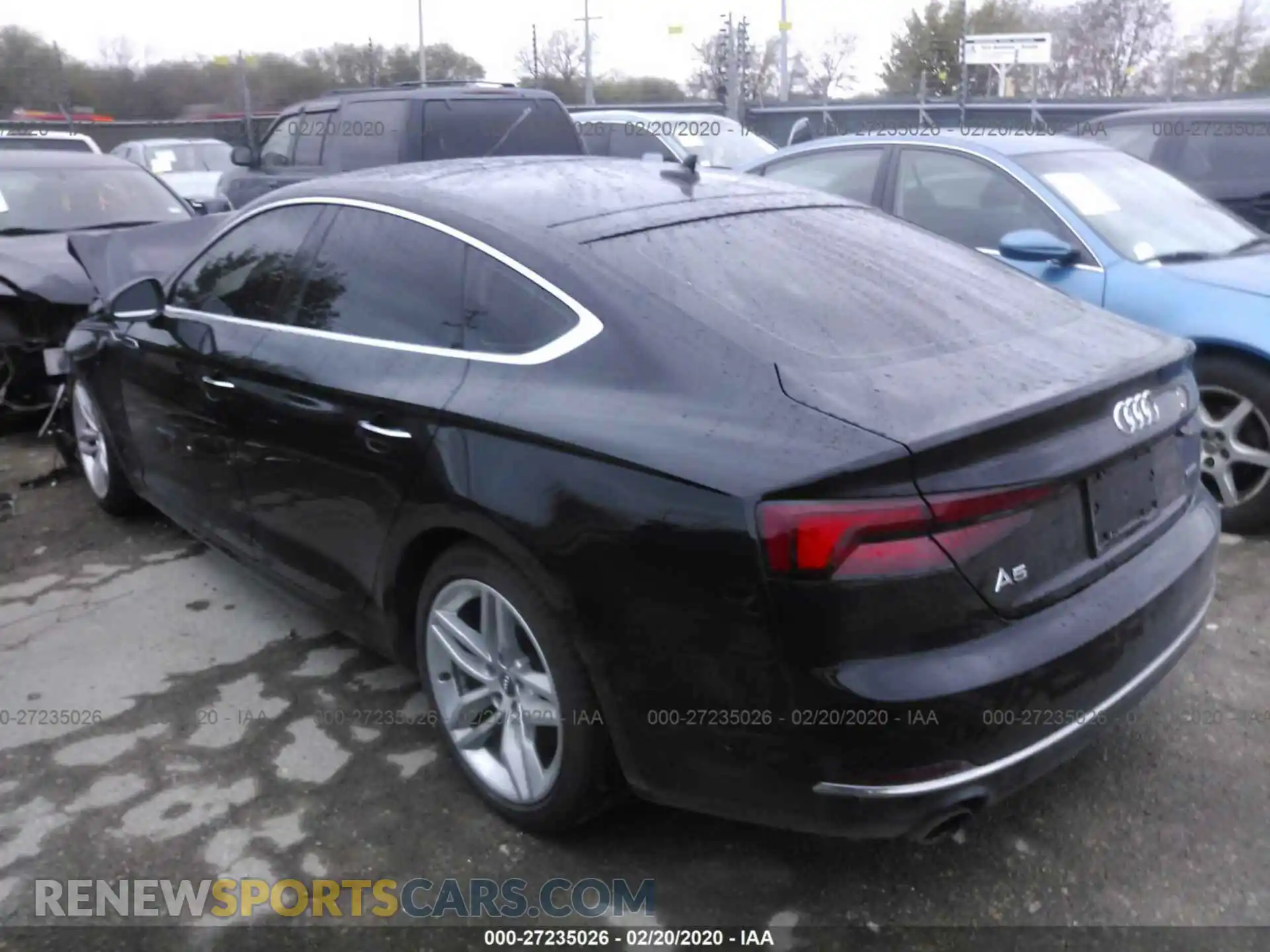 3 Photograph of a damaged car WAUANCF59KA021286 AUDI A5 2019