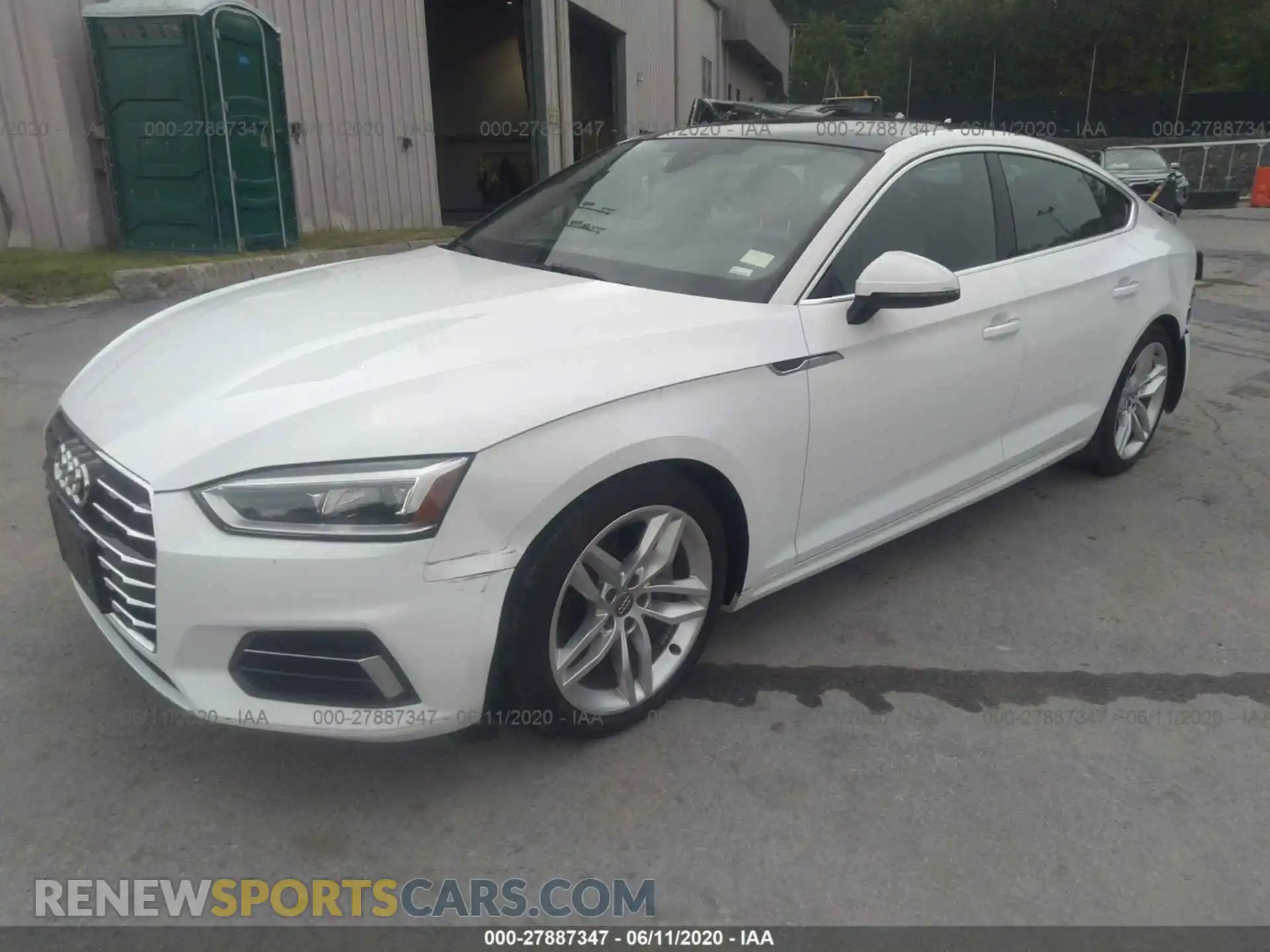 2 Photograph of a damaged car WAUANCF59KA055227 AUDI A5 2019