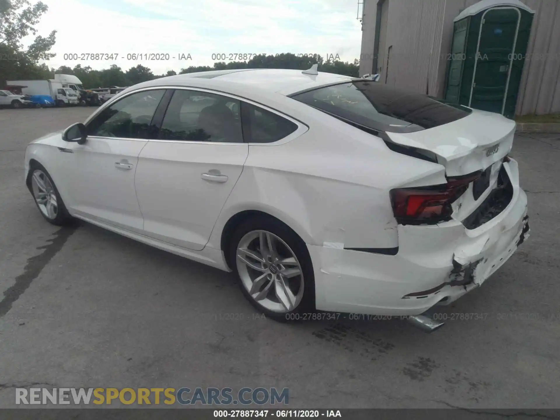 3 Photograph of a damaged car WAUANCF59KA055227 AUDI A5 2019
