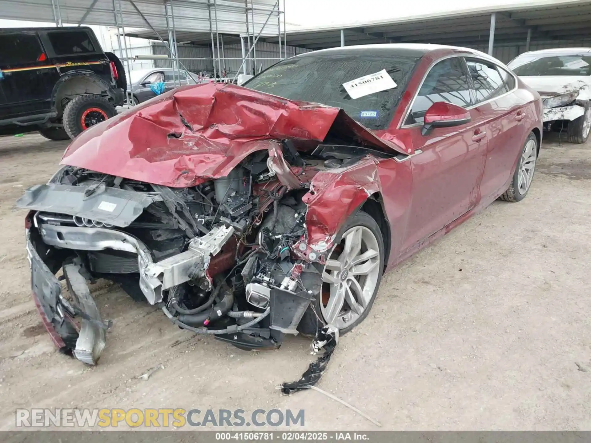 2 Photograph of a damaged car WAUANCF5XKA049100 AUDI A5 2019