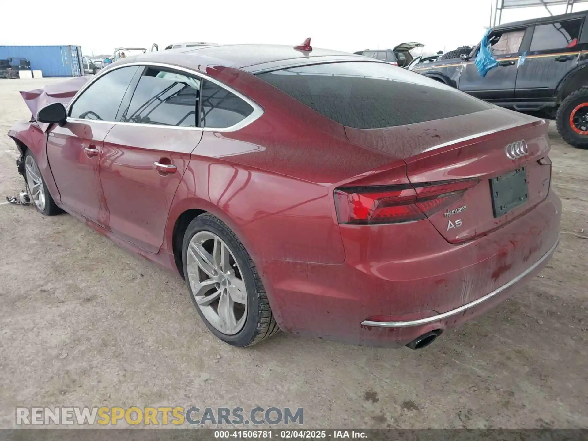 3 Photograph of a damaged car WAUANCF5XKA049100 AUDI A5 2019