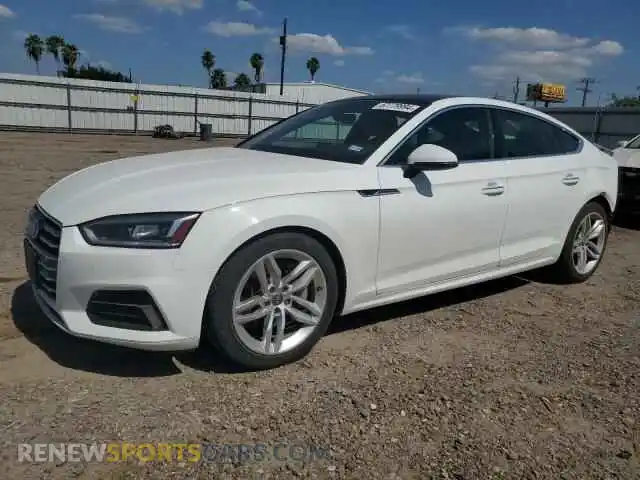 1 Photograph of a damaged car WAUANCF5XKA056905 AUDI A5 2019
