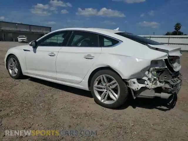 2 Photograph of a damaged car WAUANCF5XKA056905 AUDI A5 2019