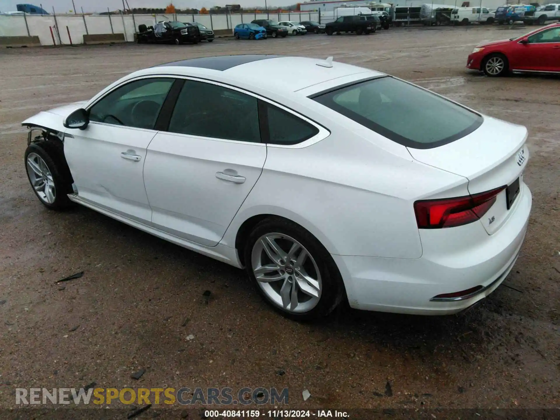3 Photograph of a damaged car WAUANCF5XKA060551 AUDI A5 2019