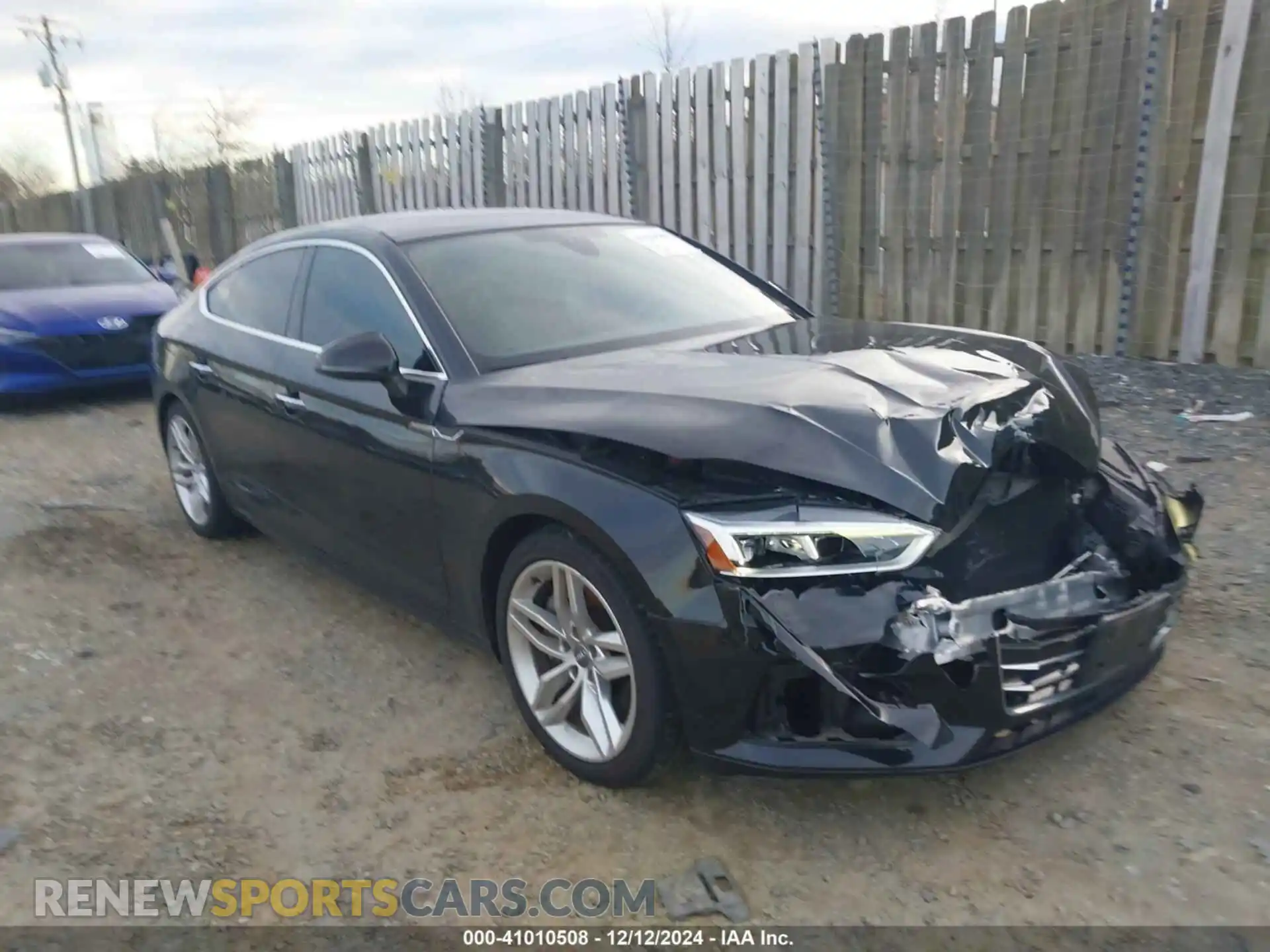 1 Photograph of a damaged car WAUANCF5XKA076863 AUDI A5 2019