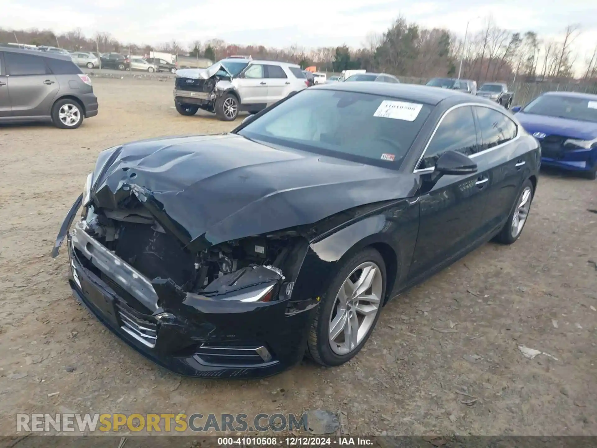 2 Photograph of a damaged car WAUANCF5XKA076863 AUDI A5 2019