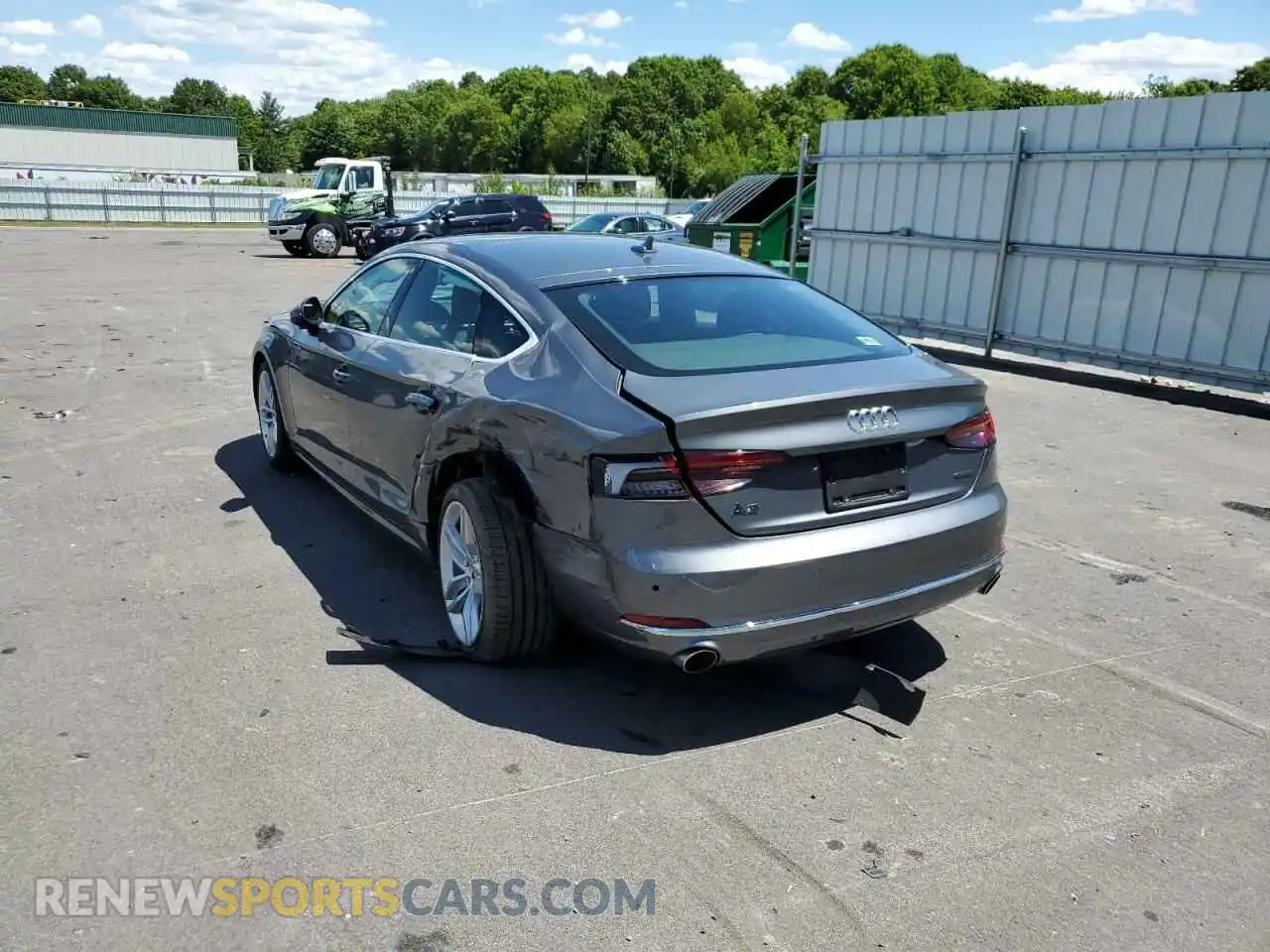 3 Photograph of a damaged car WAUBNCF50KA033279 AUDI A5 2019
