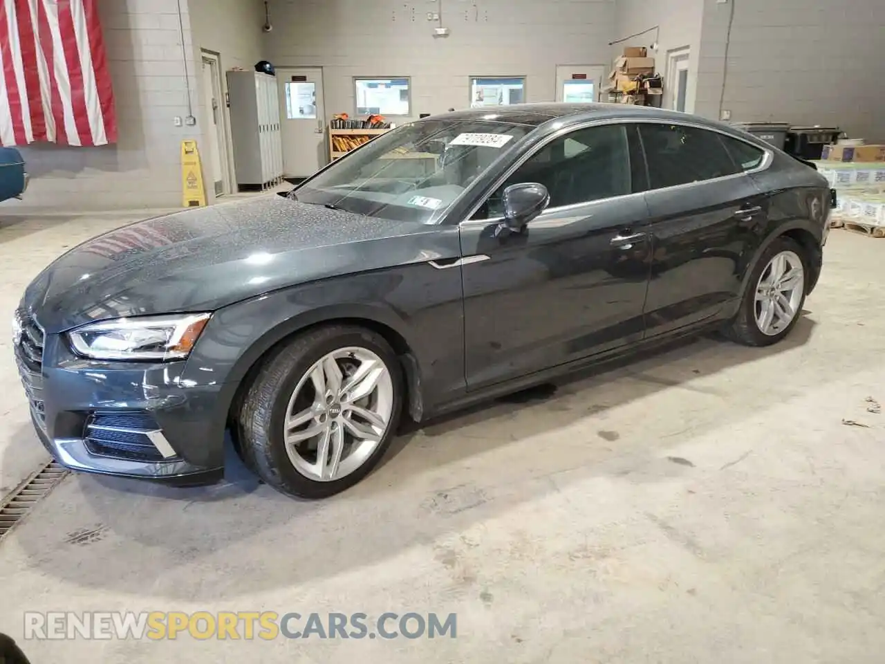 1 Photograph of a damaged car WAUBNCF55KA077908 AUDI A5 2019