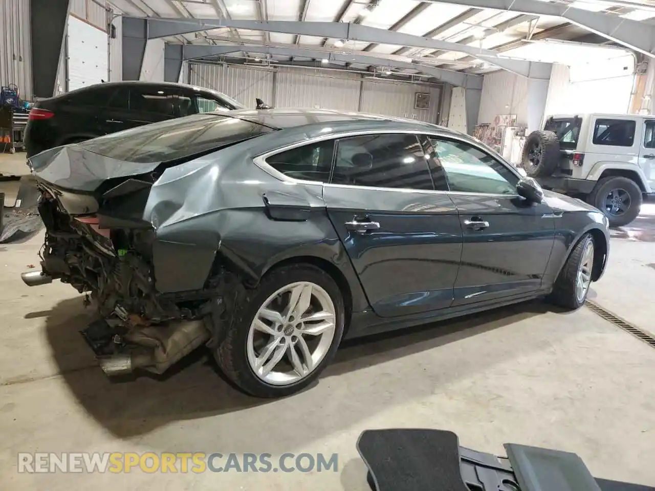 3 Photograph of a damaged car WAUBNCF55KA077908 AUDI A5 2019