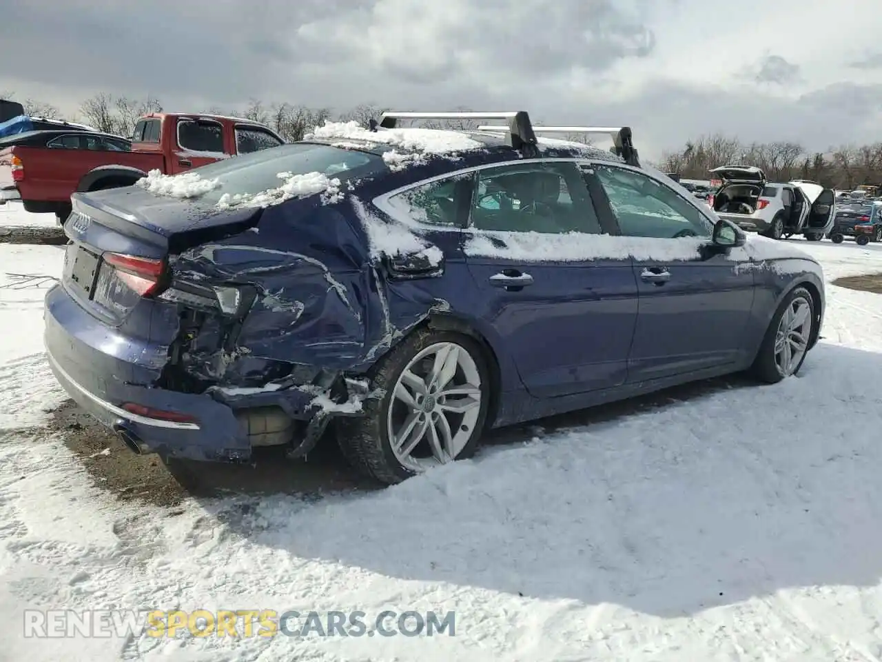 3 Photograph of a damaged car WAUBNCF58KA029478 AUDI A5 2019
