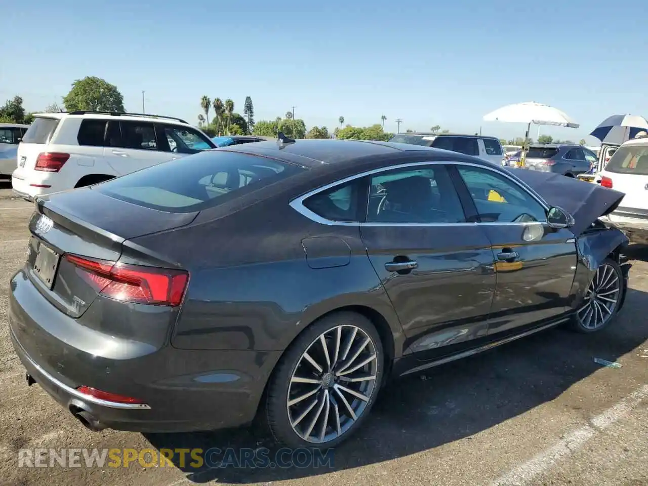 3 Photograph of a damaged car WAUBNCF59KA062831 AUDI A5 2019