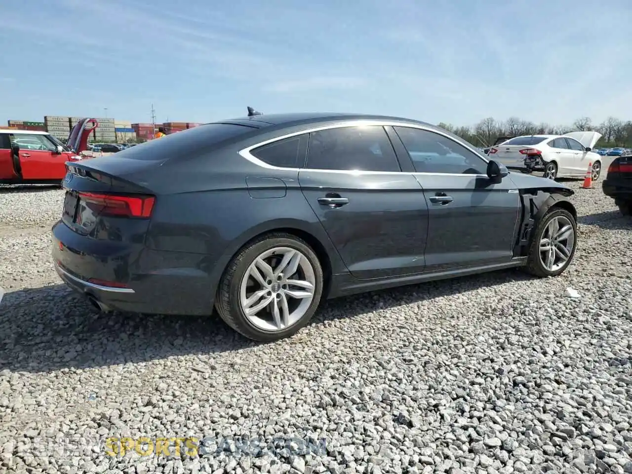 3 Photograph of a damaged car WAUBNCF59KA090404 AUDI A5 2019