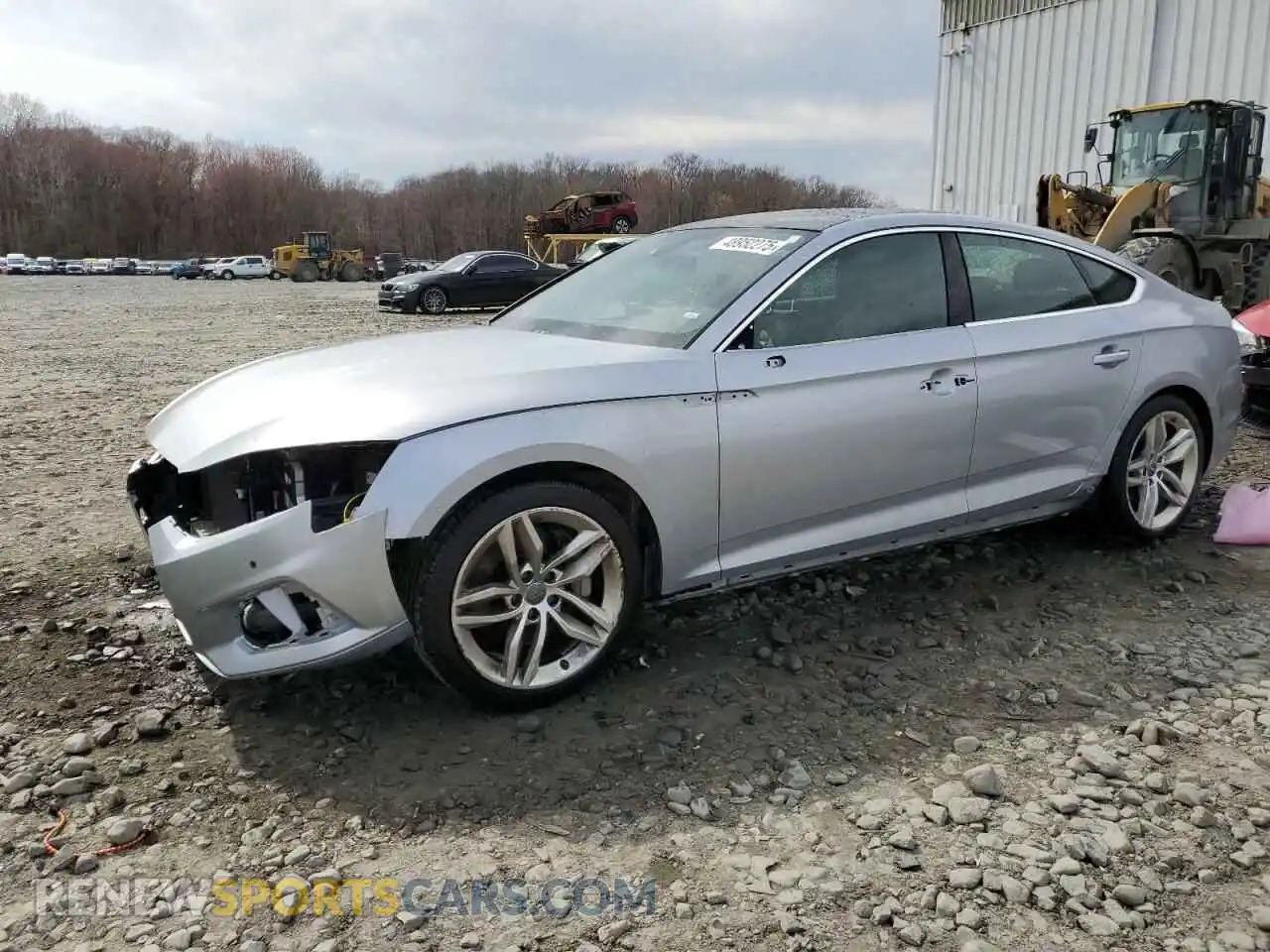 1 Photograph of a damaged car WAUBNCF5XKA022421 AUDI A5 2019