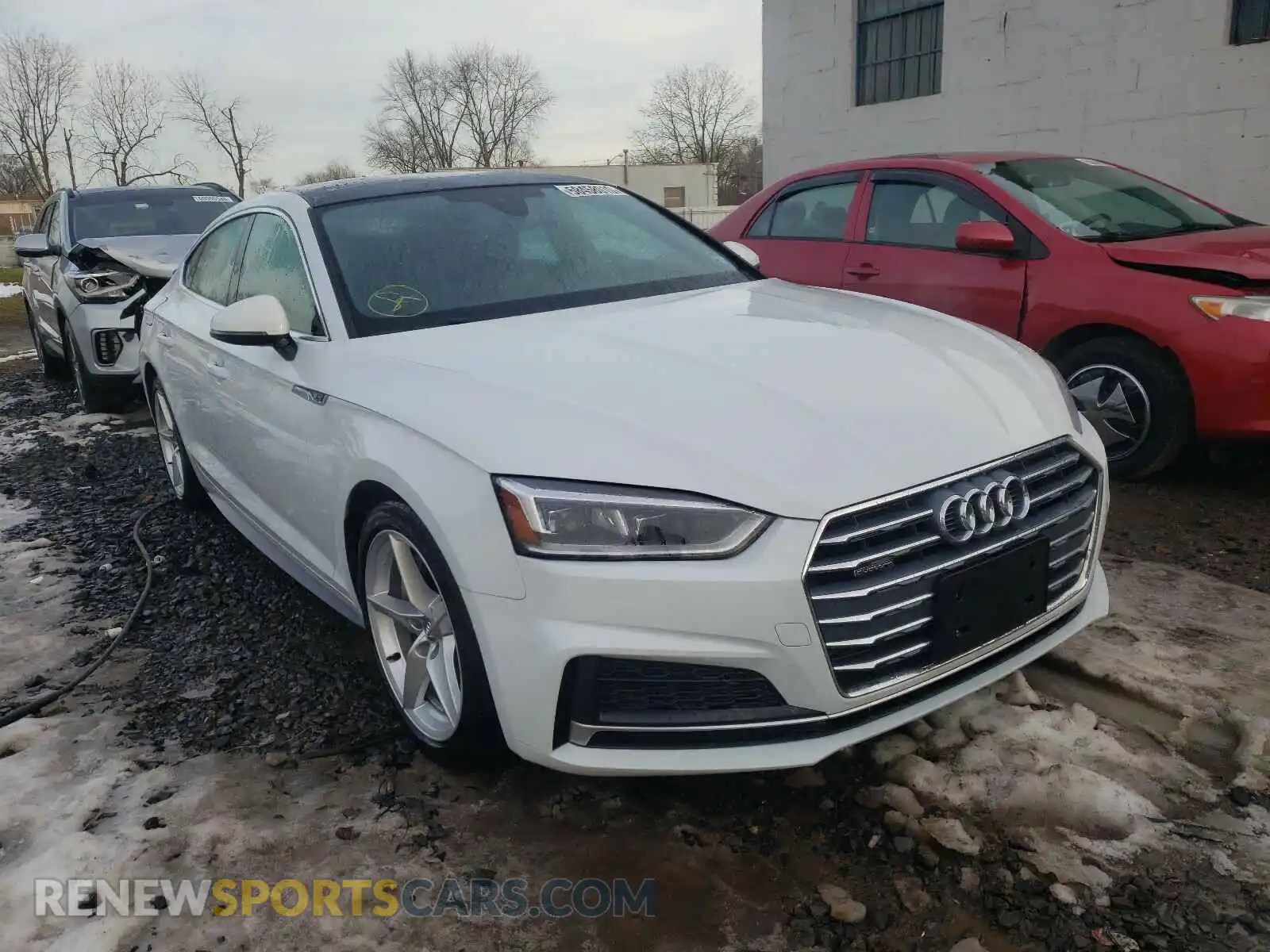 1 Photograph of a damaged car WAUDNCF52KA089541 AUDI A5 2019