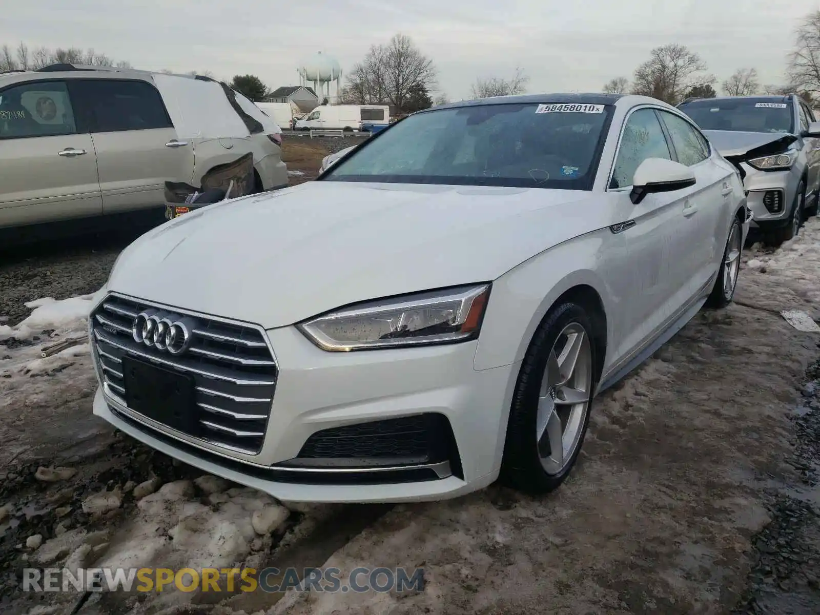 2 Photograph of a damaged car WAUDNCF52KA089541 AUDI A5 2019