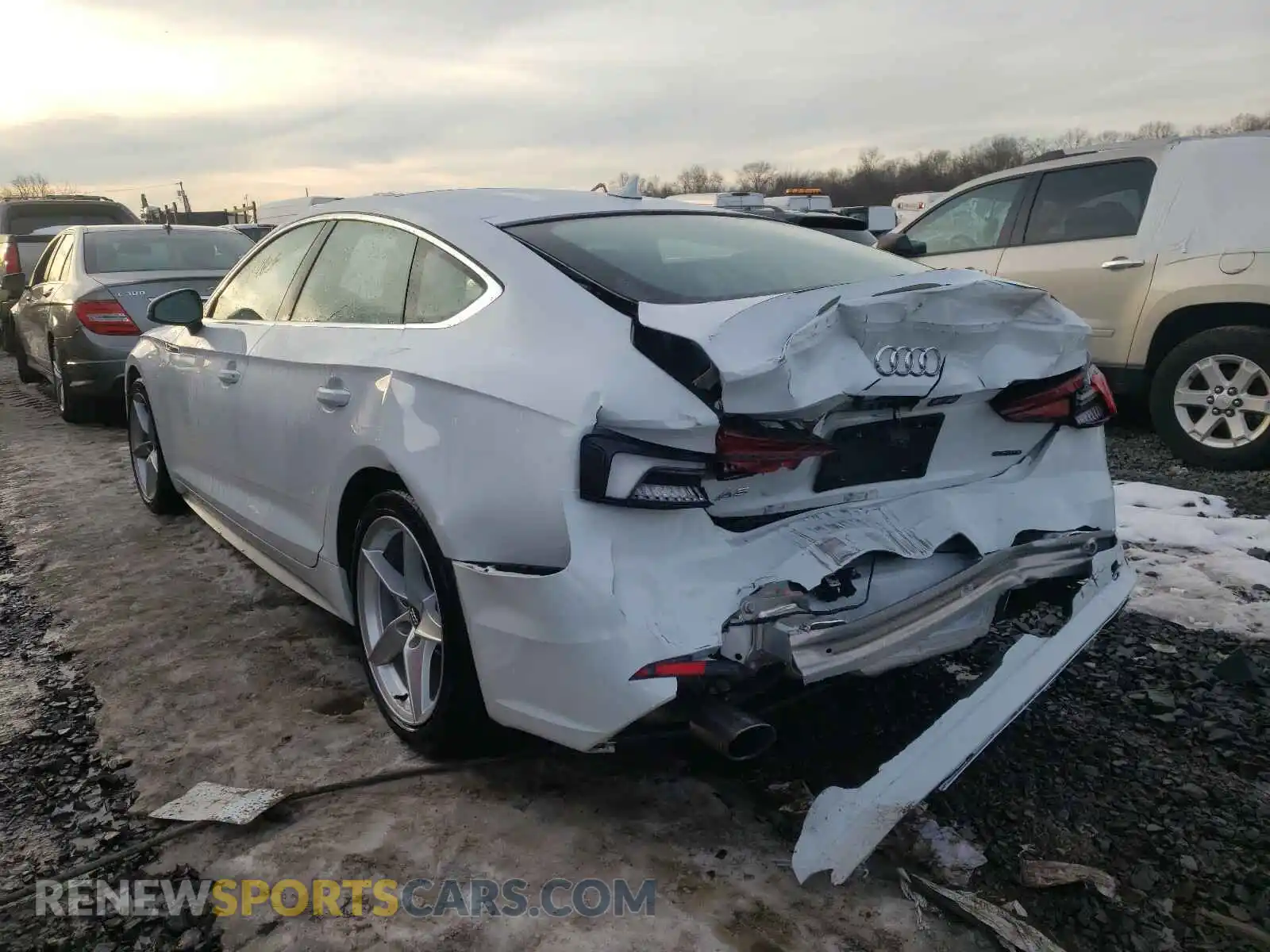 3 Photograph of a damaged car WAUDNCF52KA089541 AUDI A5 2019