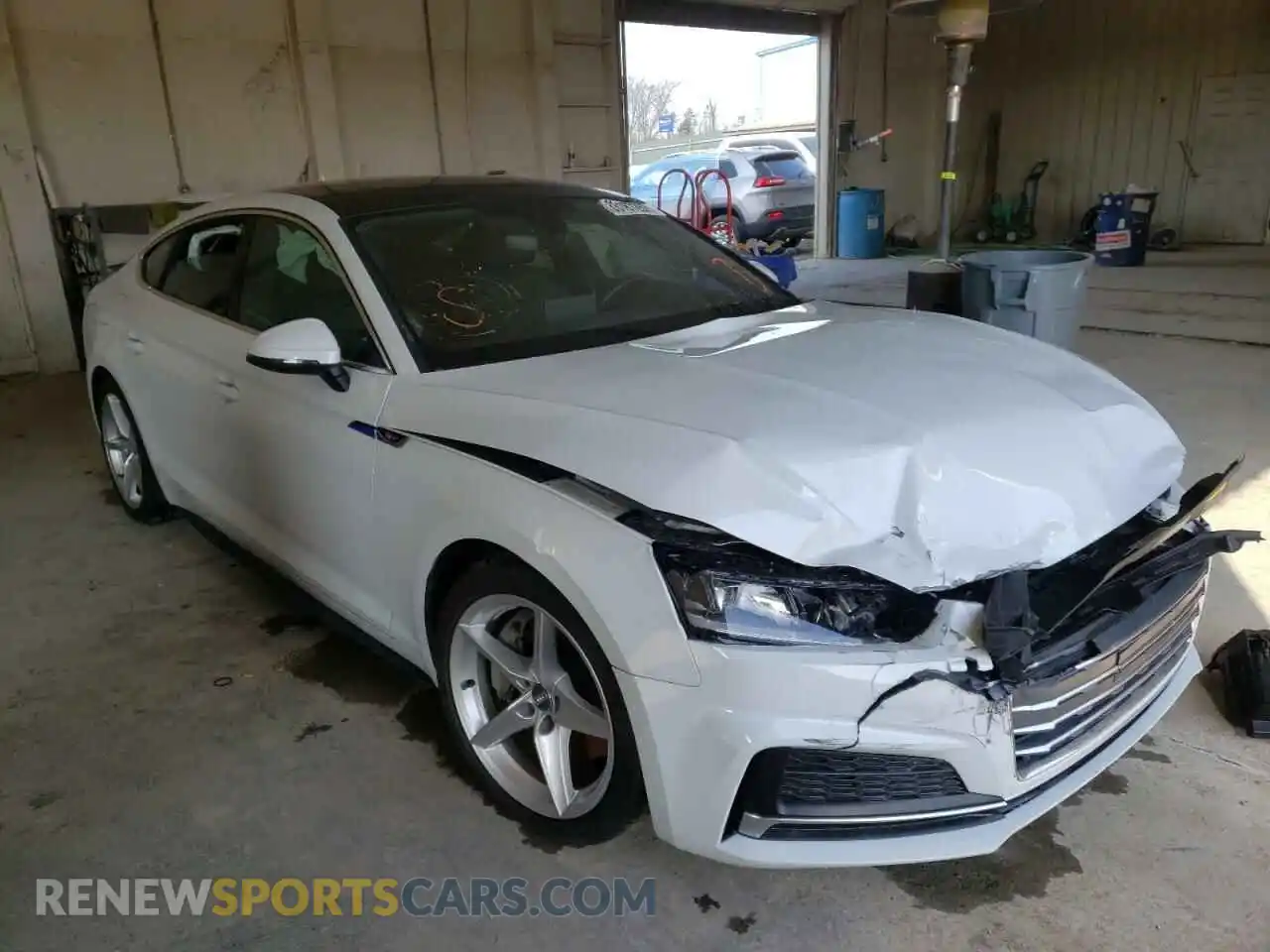 1 Photograph of a damaged car WAUDNCF53KA096160 AUDI A5 2019