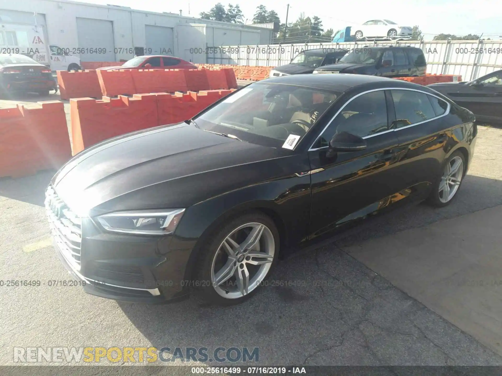 2 Photograph of a damaged car WAUENCF50KA017435 AUDI A5 2019