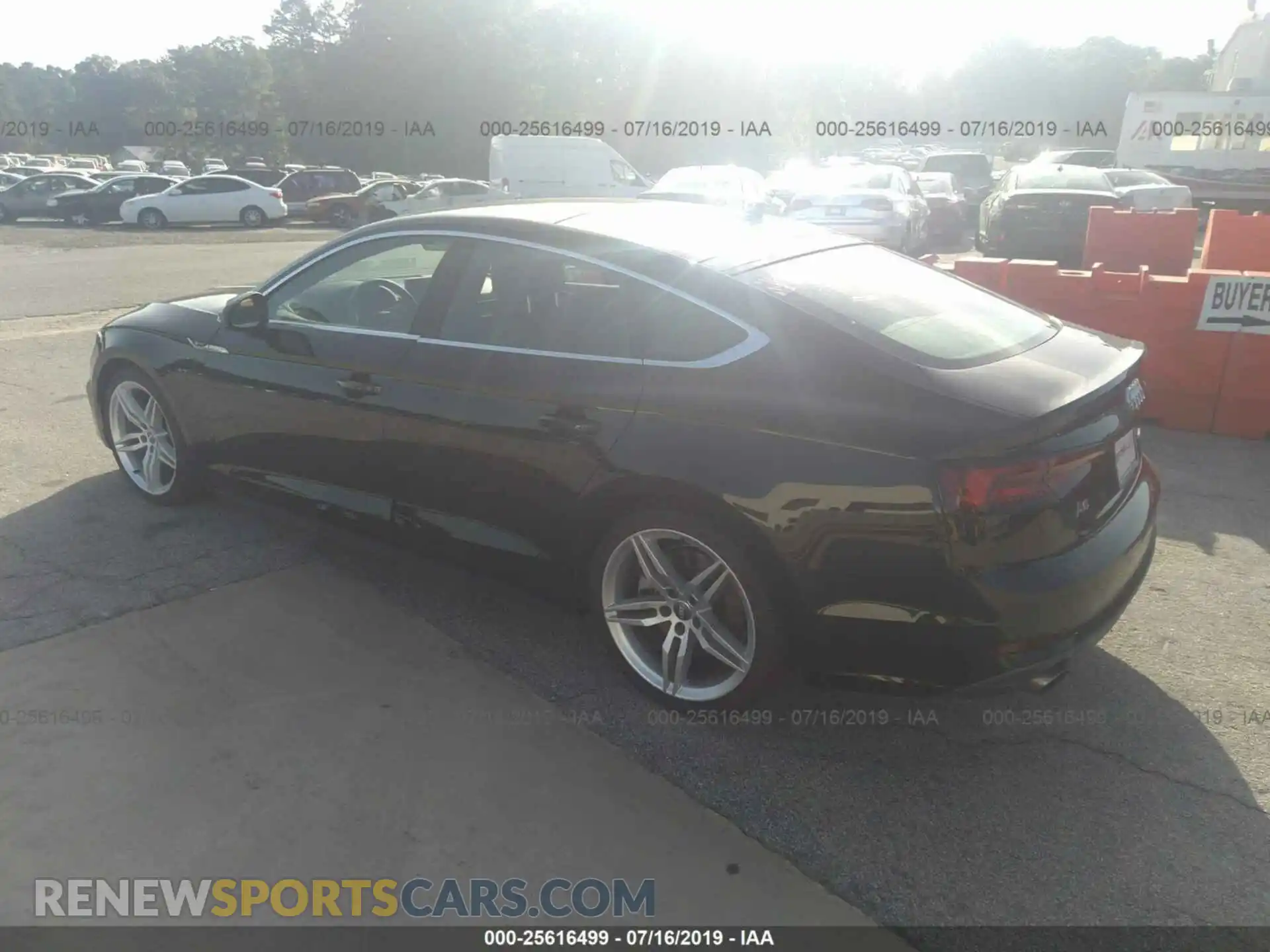 3 Photograph of a damaged car WAUENCF50KA017435 AUDI A5 2019