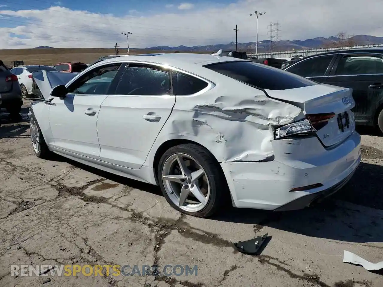 2 Photograph of a damaged car WAUENCF50KA047566 AUDI A5 2019