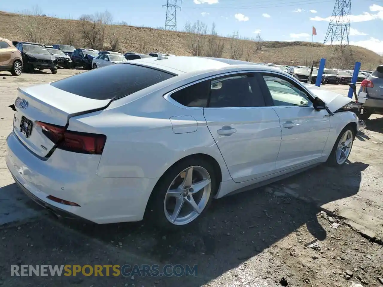3 Photograph of a damaged car WAUENCF50KA047566 AUDI A5 2019