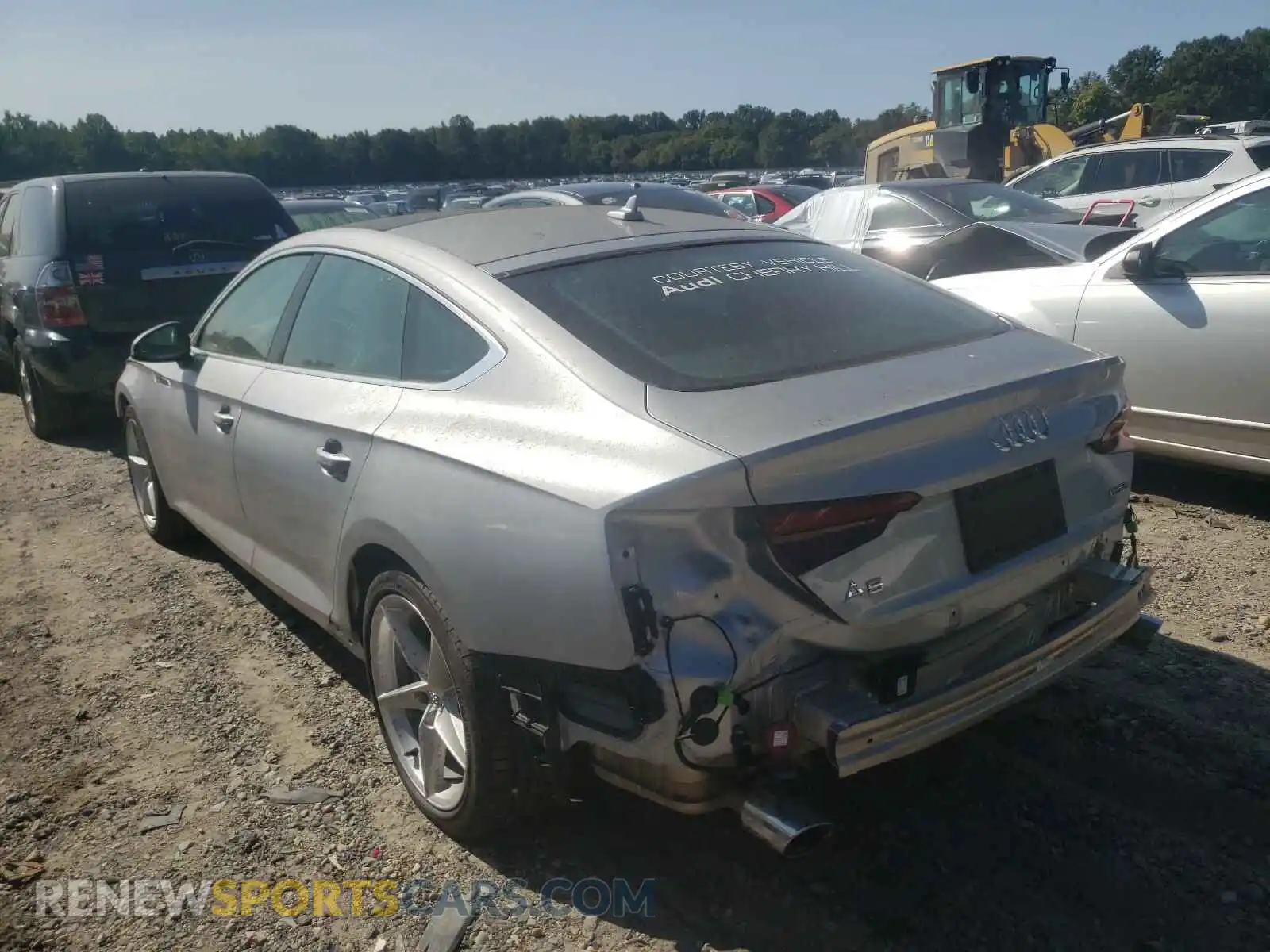 3 Photograph of a damaged car WAUENCF51KA065607 AUDI A5 2019