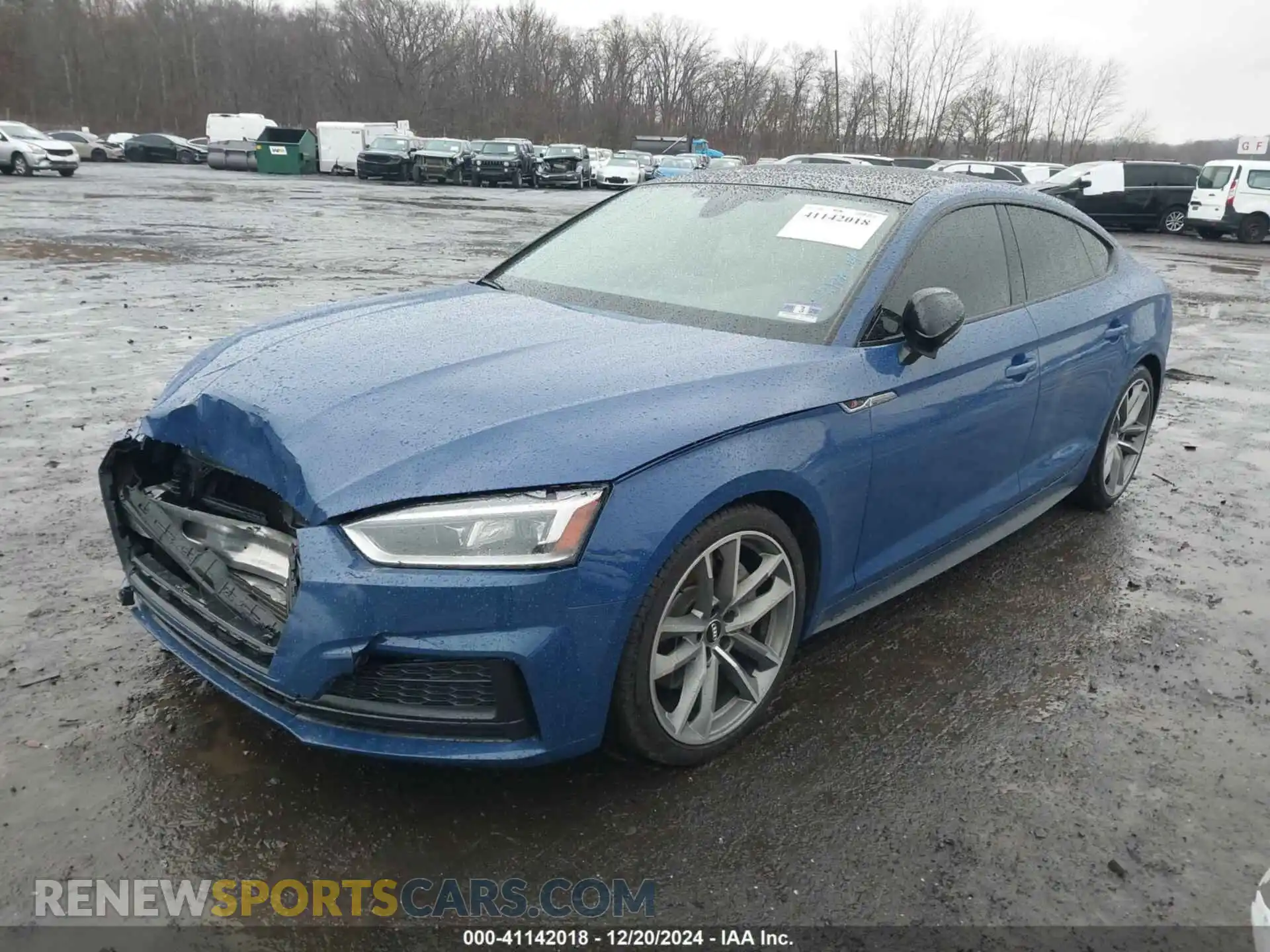 2 Photograph of a damaged car WAUENCF52KA016612 AUDI A5 2019