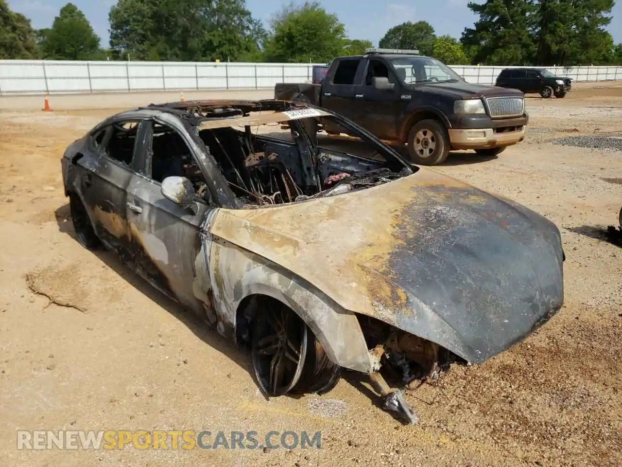 1 Photograph of a damaged car WAUENCF52KA069374 AUDI A5 2019