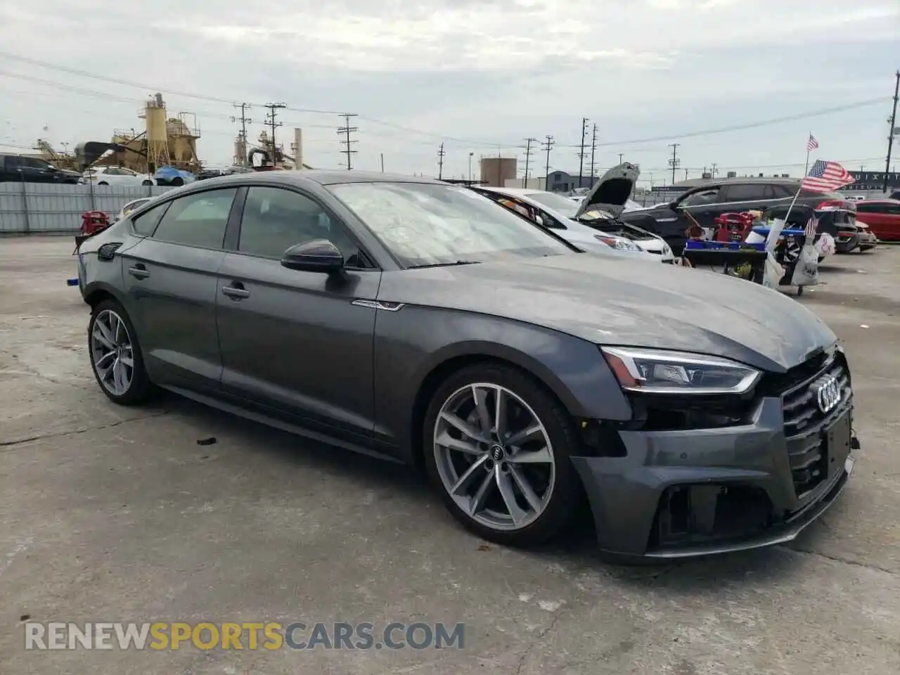 1 Photograph of a damaged car WAUENCF52KA092993 AUDI A5 2019