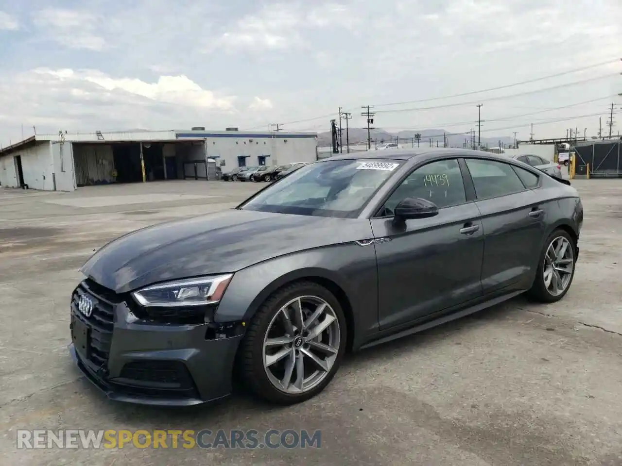 2 Photograph of a damaged car WAUENCF52KA092993 AUDI A5 2019