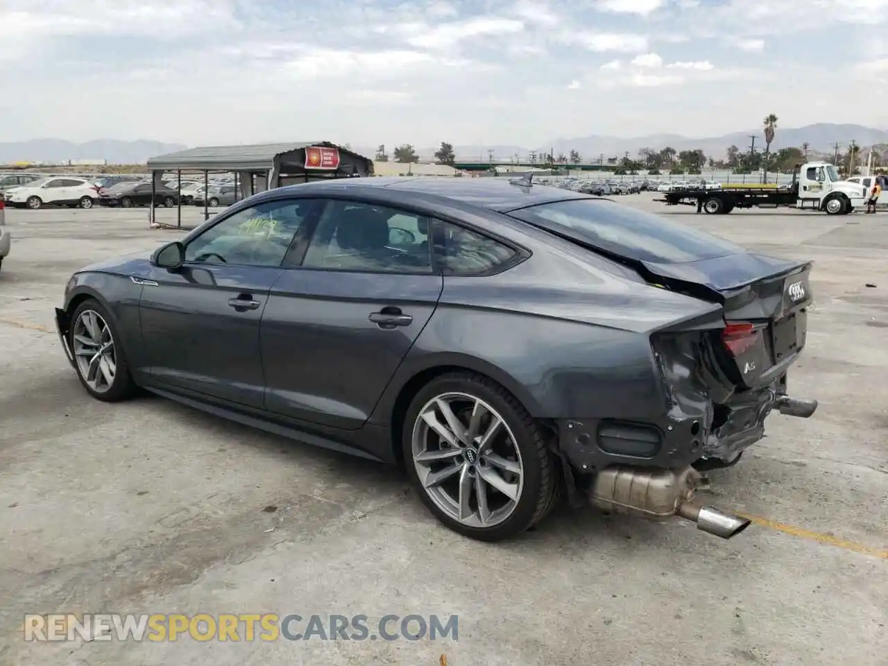 3 Photograph of a damaged car WAUENCF52KA092993 AUDI A5 2019