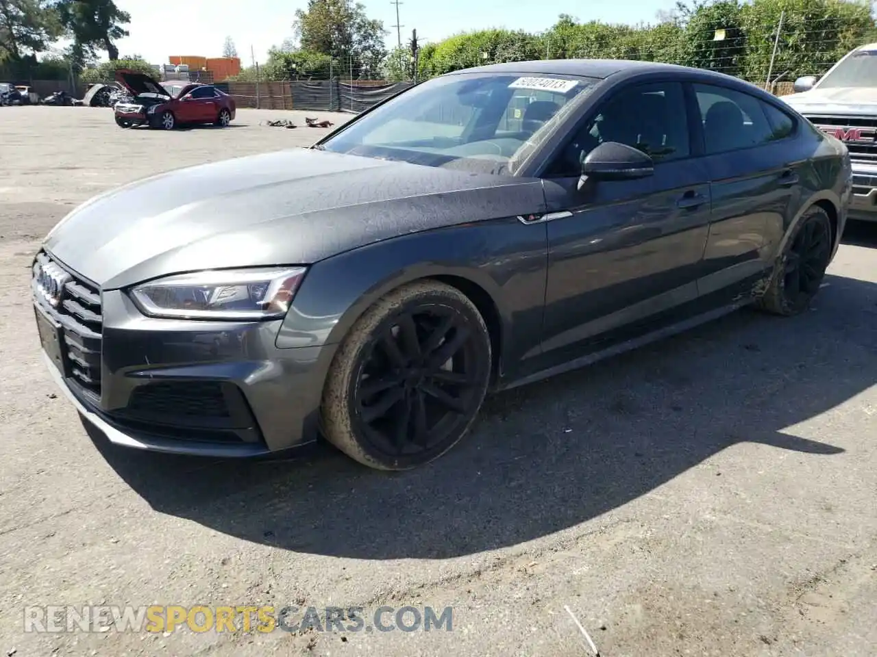 1 Photograph of a damaged car WAUENCF53KA040076 AUDI A5 2019