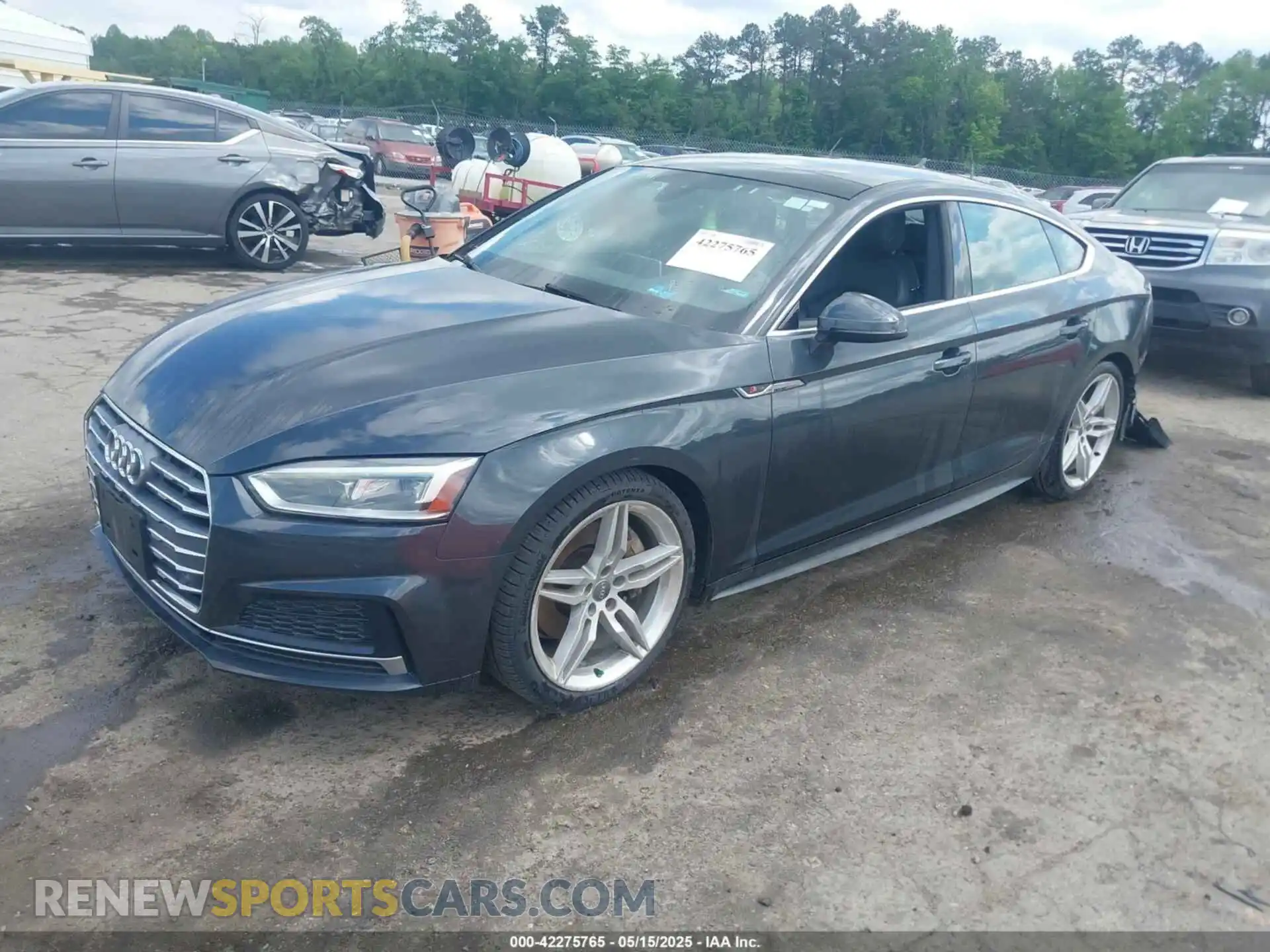 2 Photograph of a damaged car WAUENCF54KA019060 AUDI A5 2019