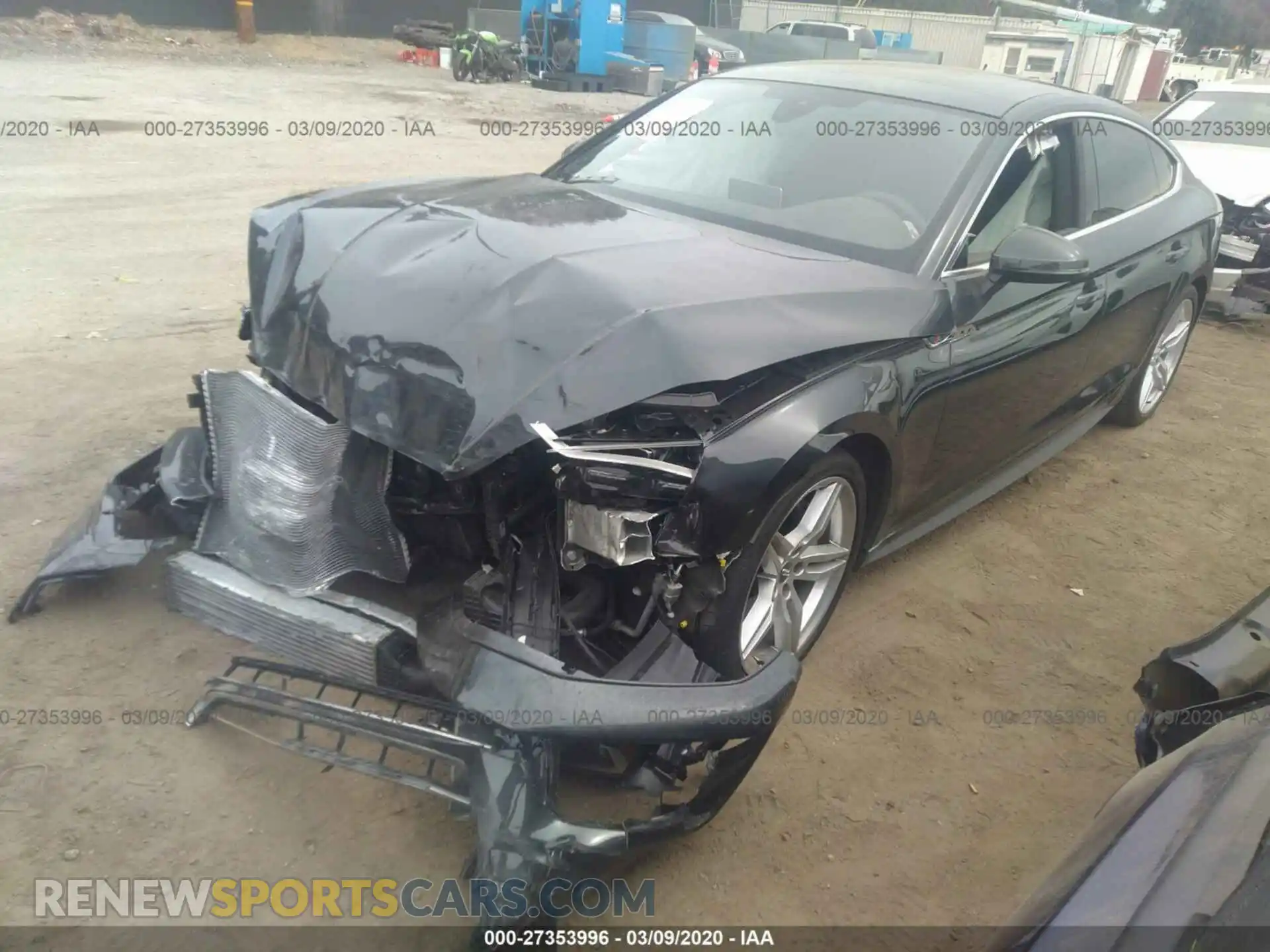 2 Photograph of a damaged car WAUENCF54KA028468 AUDI A5 2019