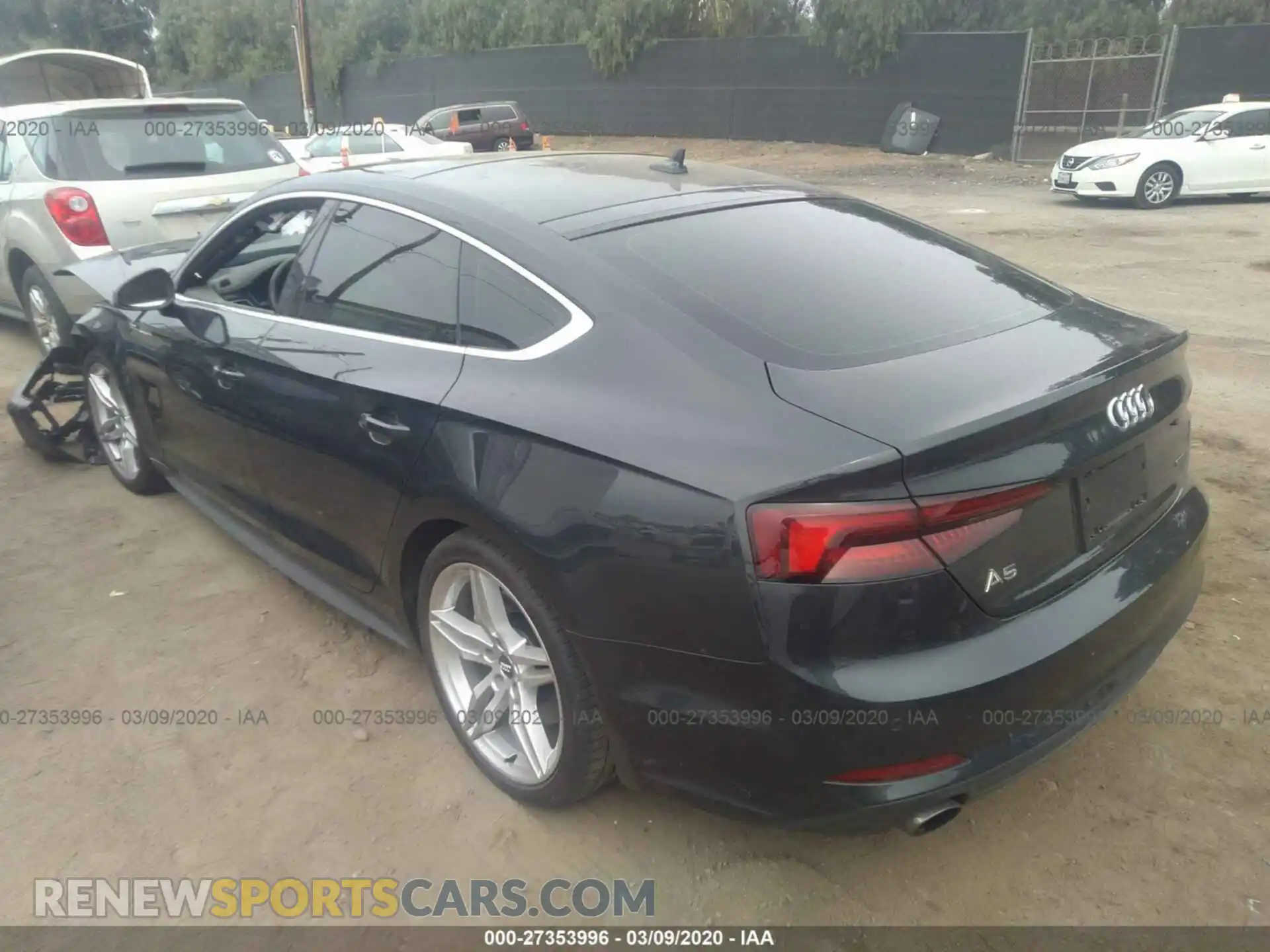 3 Photograph of a damaged car WAUENCF54KA028468 AUDI A5 2019