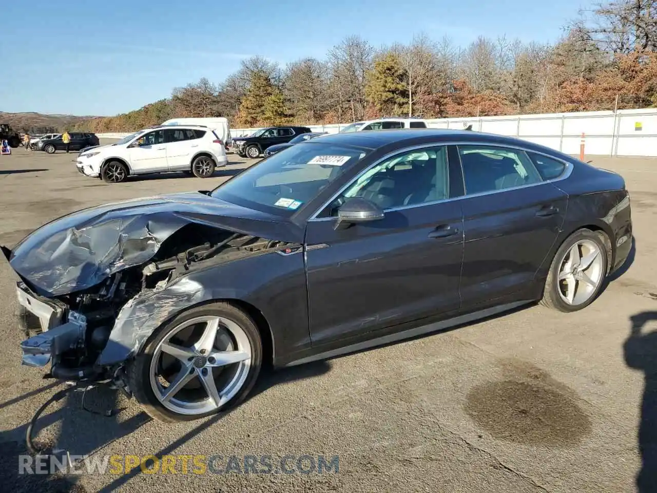1 fotografías del automóvil dañado WAUENCF55KA076951 AUDI A5 2019