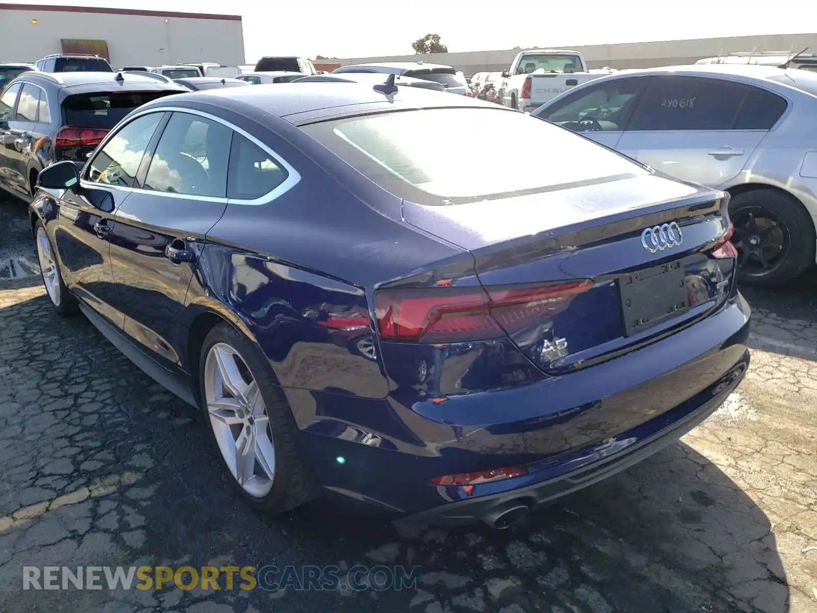 3 Photograph of a damaged car WAUENCF55KA082765 AUDI A5 2019